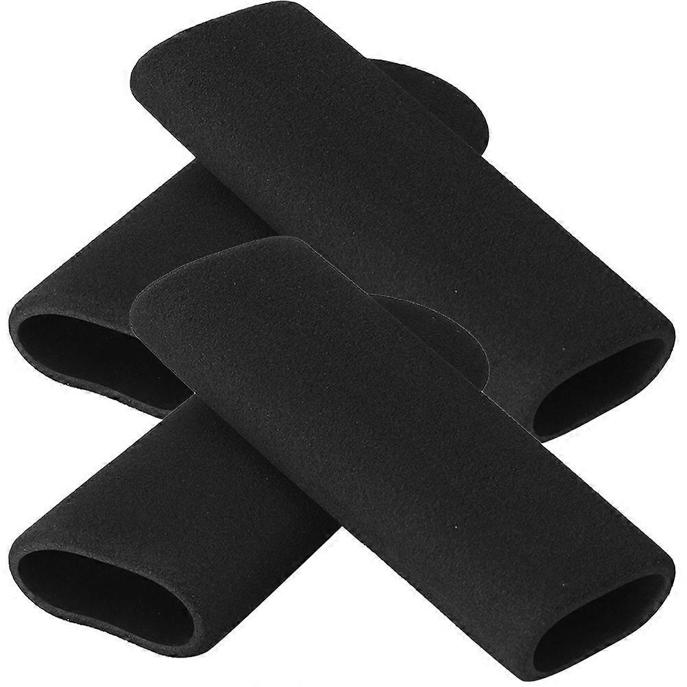 Stück Motorrad-lenker-schwammüberzüge, Motorrad-lenkergriffe, Rutschfeste Lenkerhüllen-12x3.1x3.1cm-black