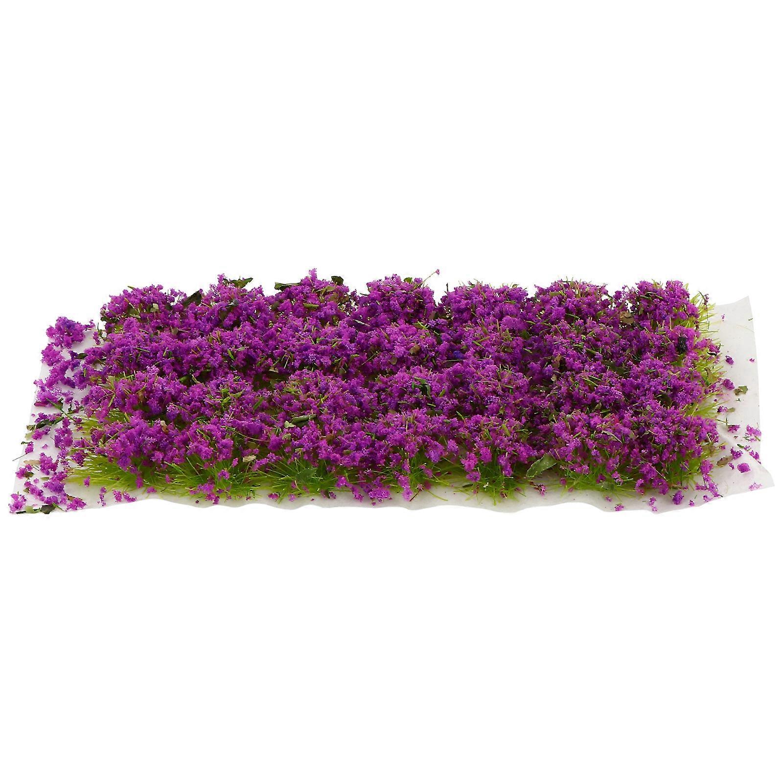 Schachtel Miniatur-vegetationssimulation Blumenstrauß Mini-hausszene Dekoration-1.5x1cm-purple