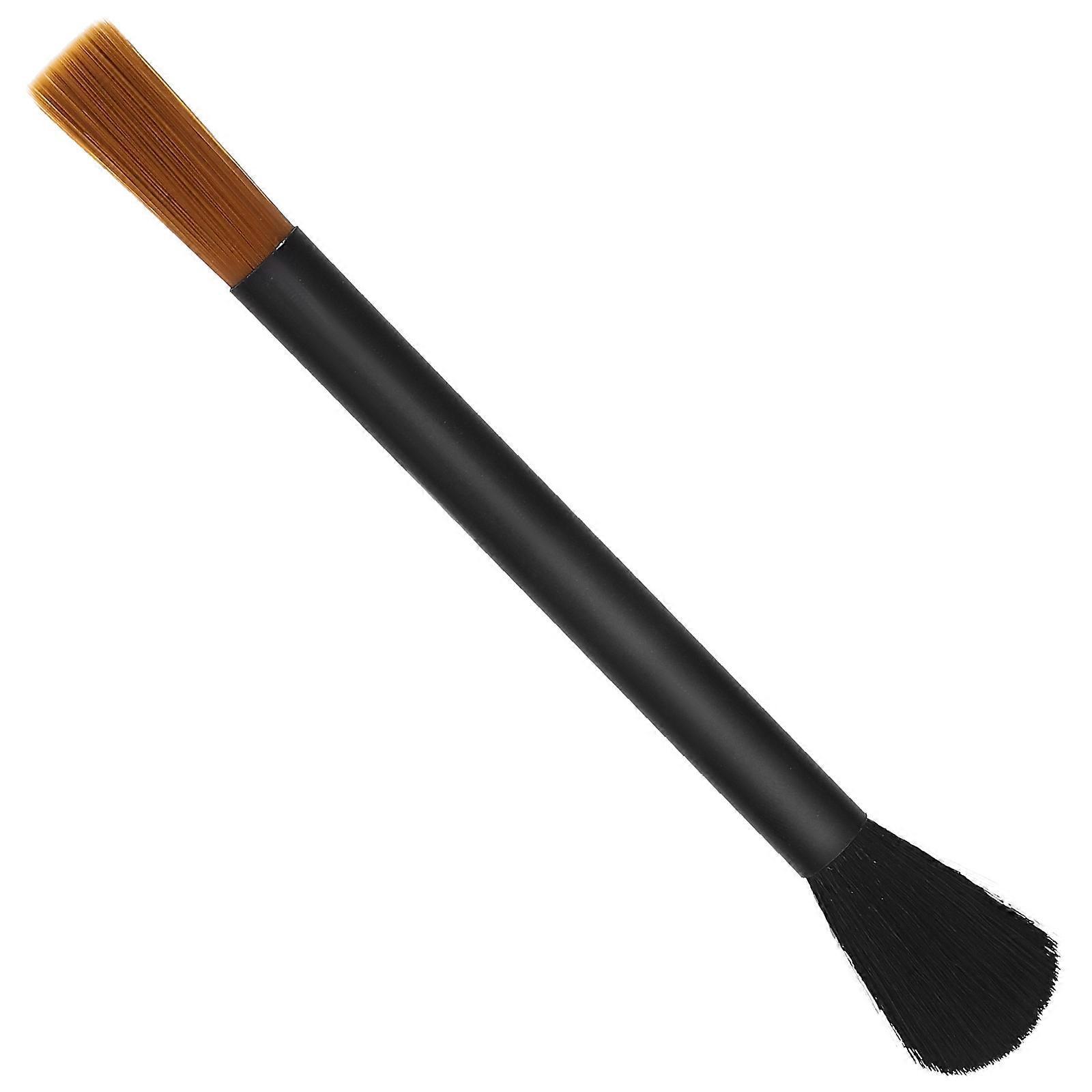 Kaffeemühlenbürste, Doppelseitige Reinigungsbürste, Kaffeepulver-reinigungsbürste, Kaffeebürste-15.00x1.00x1.00cm-multi