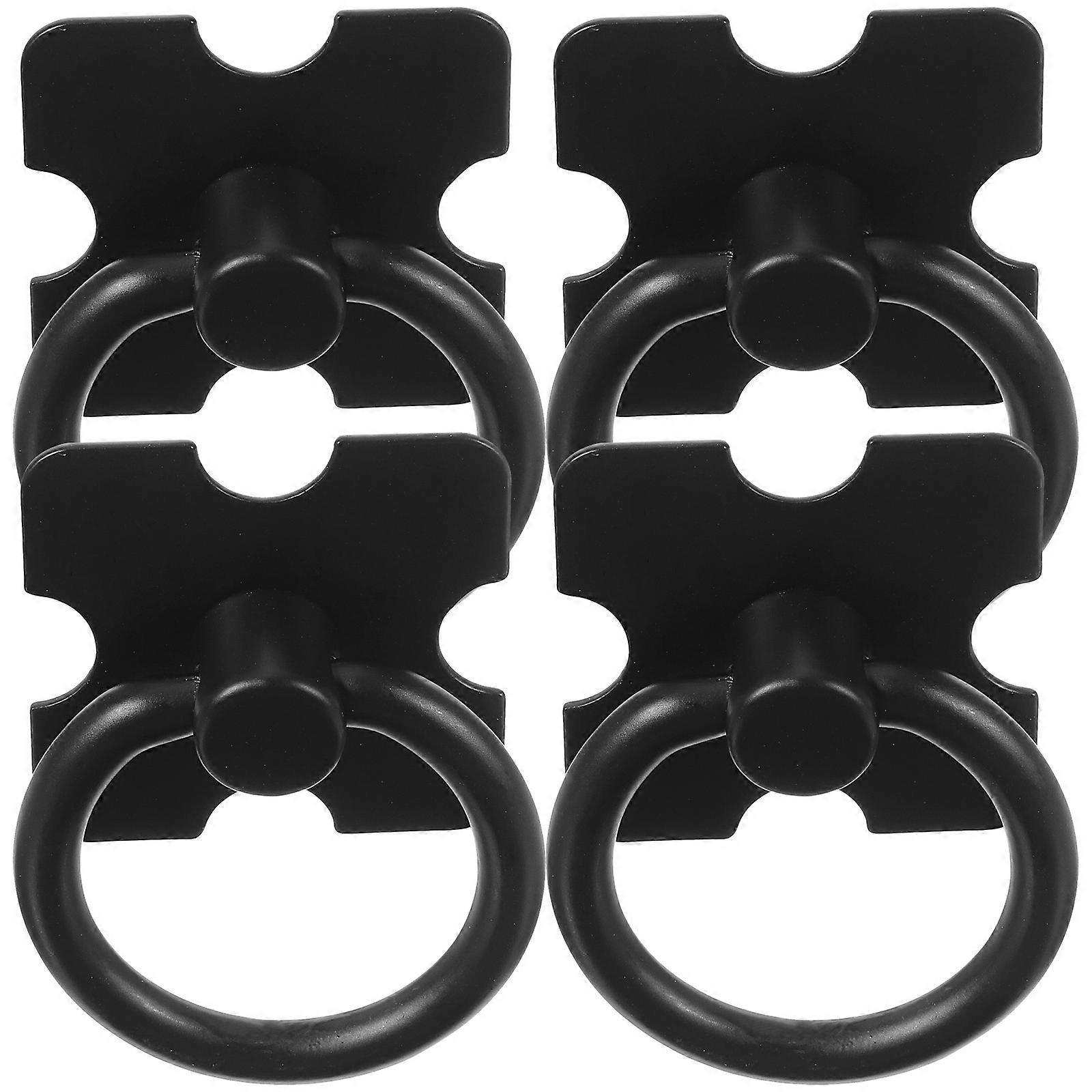 Stück Möbelgriffe Für Schubladen, Küchenschränke Und Möbelbeschläge-3.50x3.50x0.10cm-black