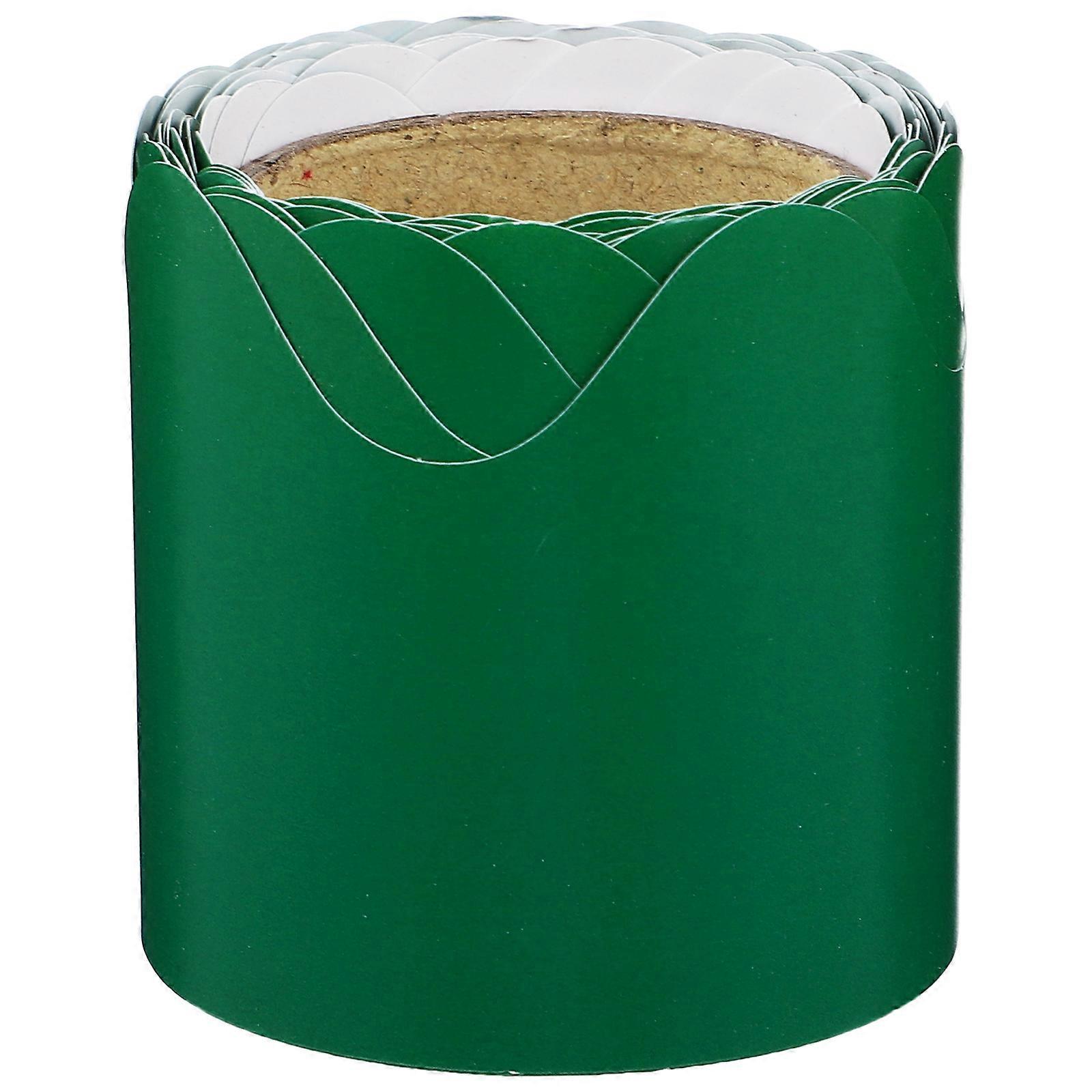 M Pinnwand-bordüre, Kreidetafel-bordürenpapierrolle, Wanddekoration Für Schulklassen-1000.00x5.80x0.10cm-green