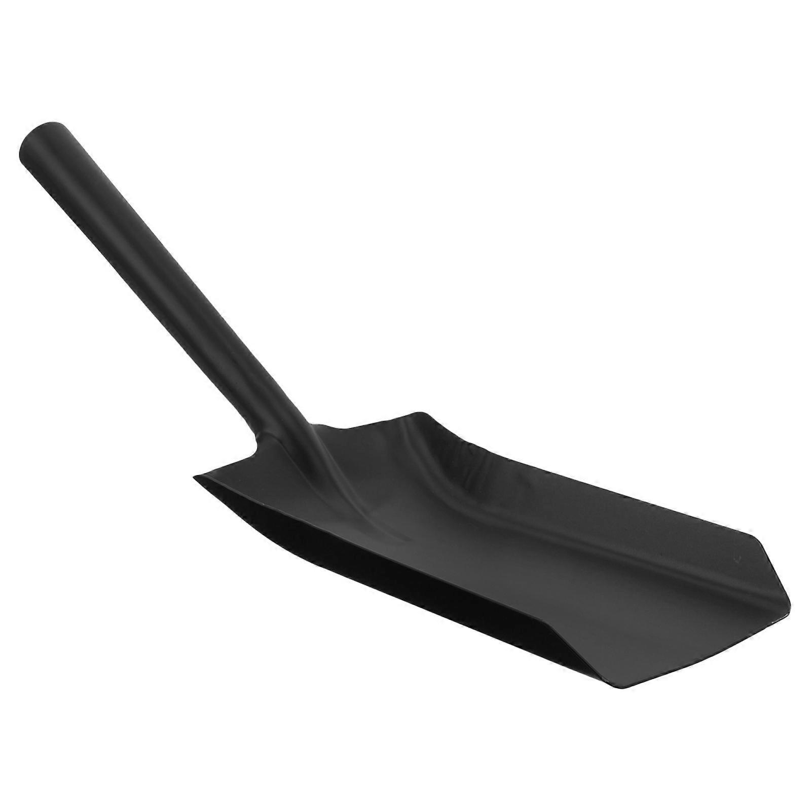Kaminascheschaufel, Kaminascheschaufel, Gartenschaufel, Landwirtschaftsschaufel (ohne Stiel)-41.00x11.50x5.00cm-black
