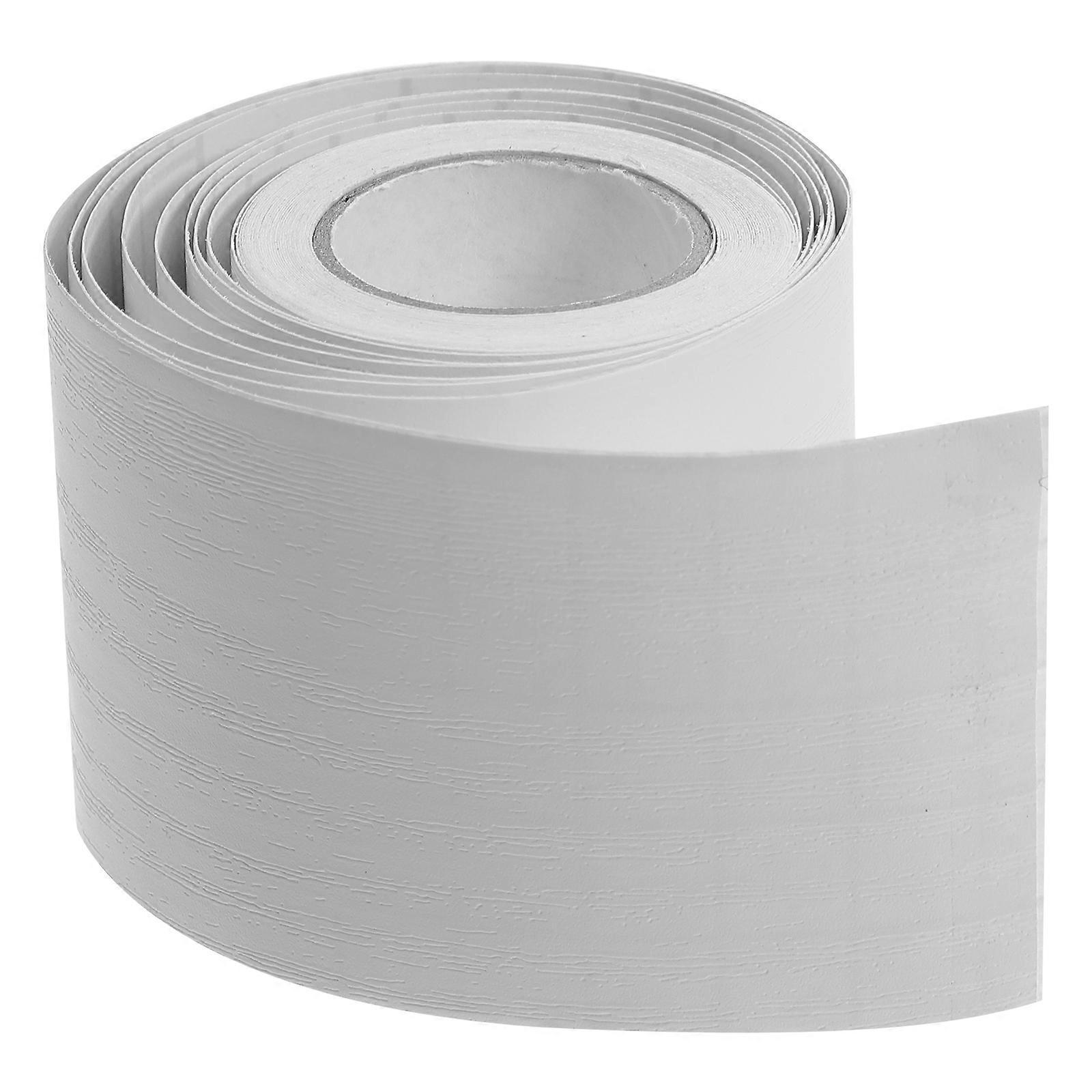 Selbstklebende Sockelleisten-wandaufkleber Hintergrund Bodenecken-fußleisten (5 M)-500x5cm-white