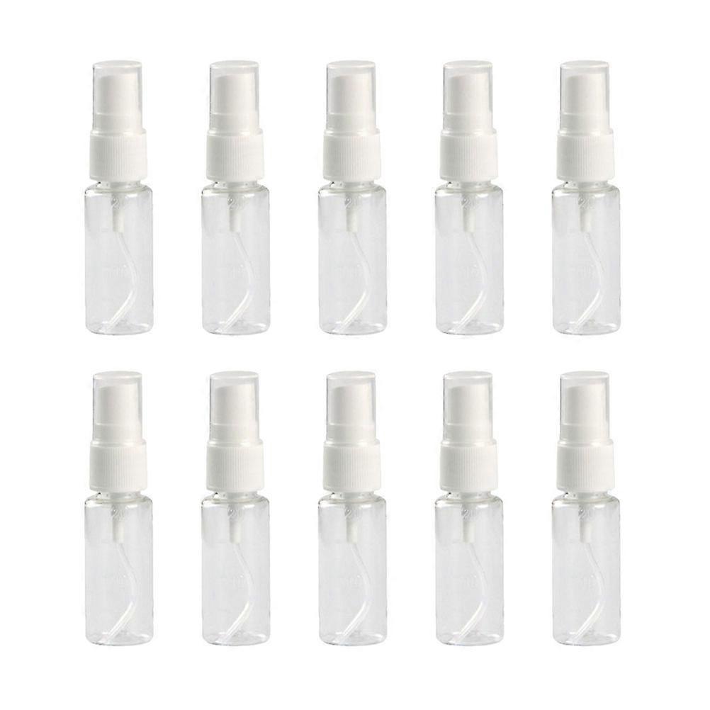 20 Stück 20 Ml Tragbare Mini-sprühflaschen Aus Kunststoff, Klein, Leer, Wiederbefüllbar, Für Make-up Und Hautpflege, Für Unterwegs-10pcs
