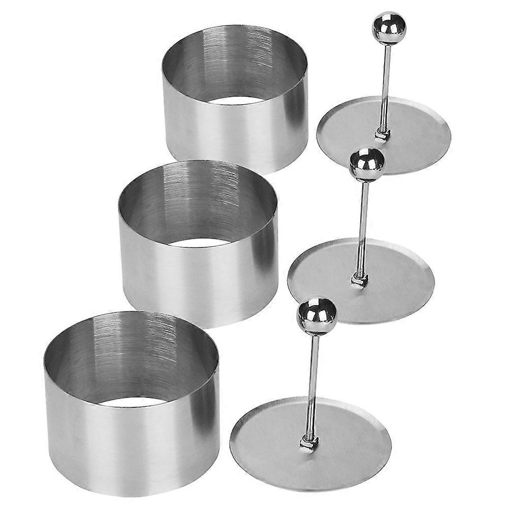 3-teiliges Onigiri-formen-set, Reisform, Onigiri-maker, Klassischer Reisbällchen-maker, Sushi-form, Diy-form-8.00x8.00x5.00cm-silver