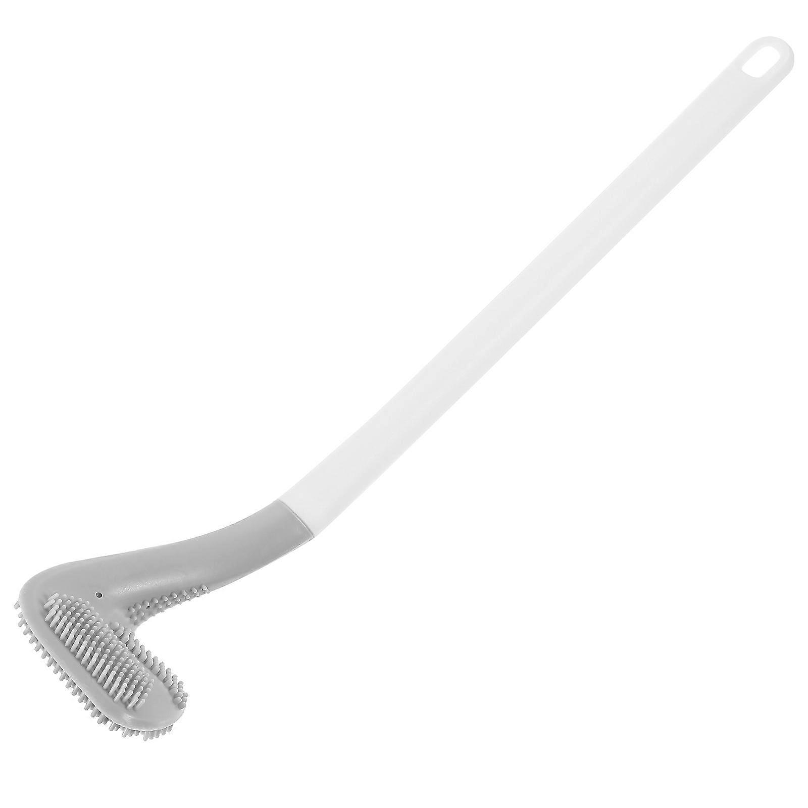 Reinigungsbürste Für Badezimmer-wc, Tiefenreinigungsbürste, Wc-beckenreinigerbürste-39x7cm-white