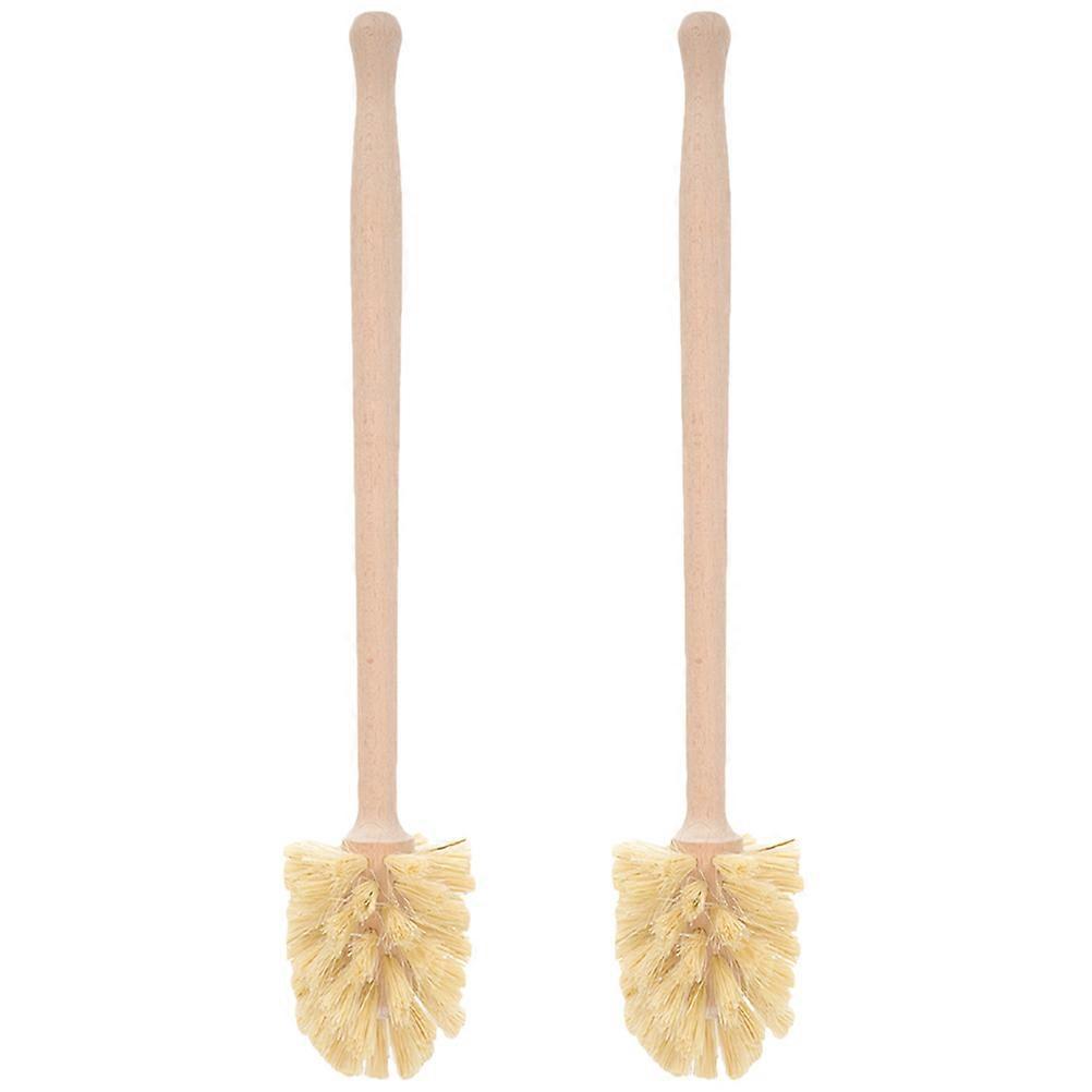 Stück Effiziente, Tragbare Toilettenbürsten Mit Langem Griff Für Den Haushalt-35.00x6.50x6.50cm-khaki