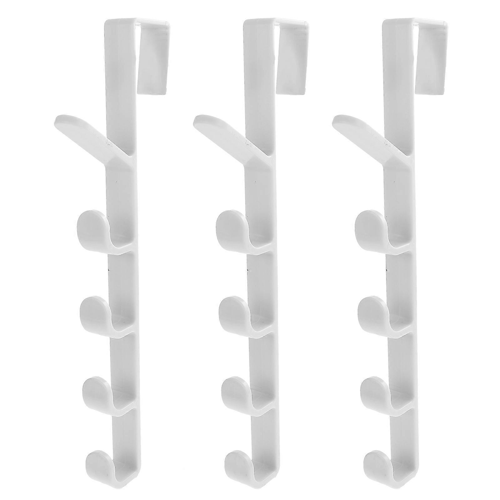 Stück Praktische Türhaken, Einfache Türhaken Für Die Rückseite-28.50x9.00x2.00cm-white