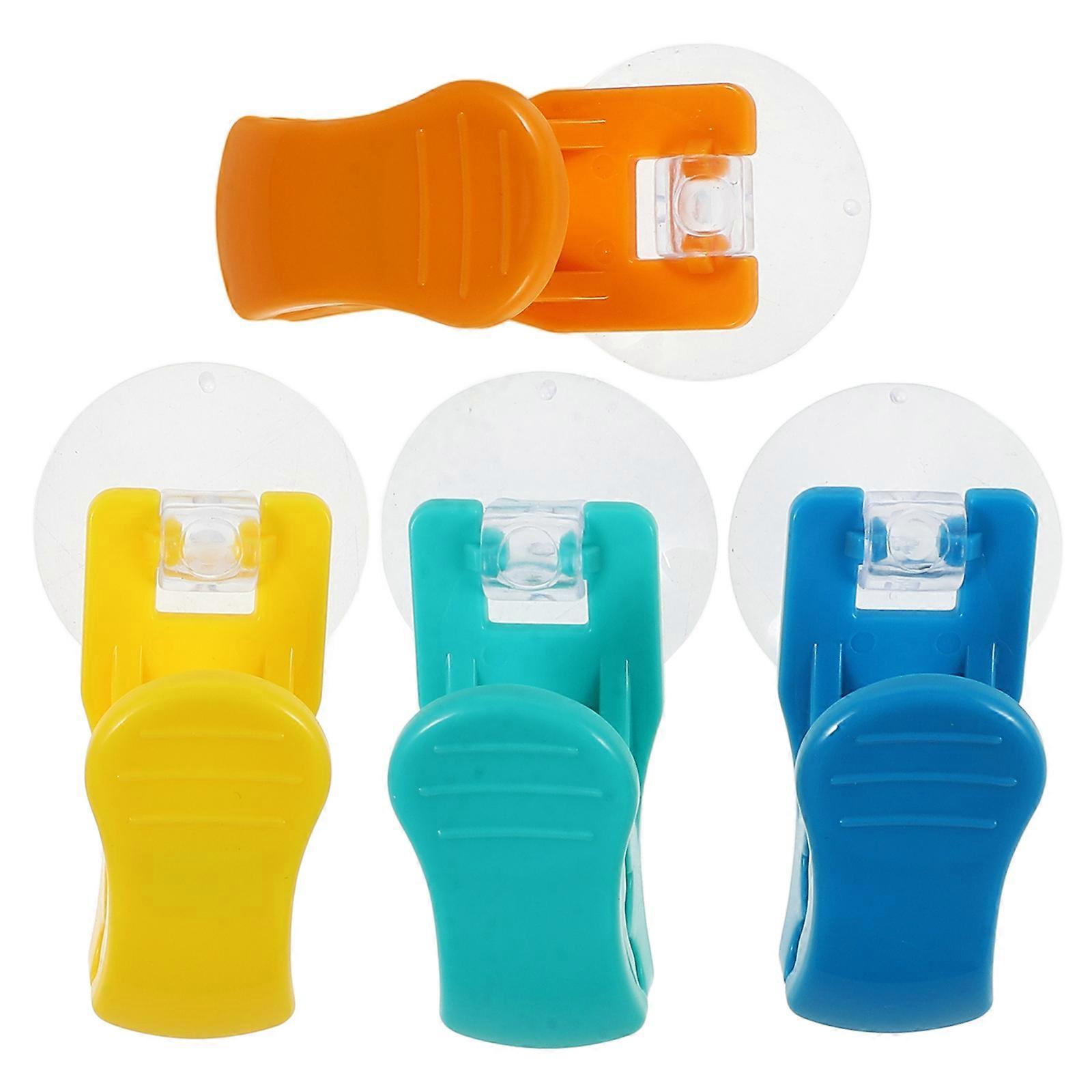 Stück Saugnapfclips Für Bad Und Küche, Handtuchhalter-6.00x2.50x2.50cm-multi