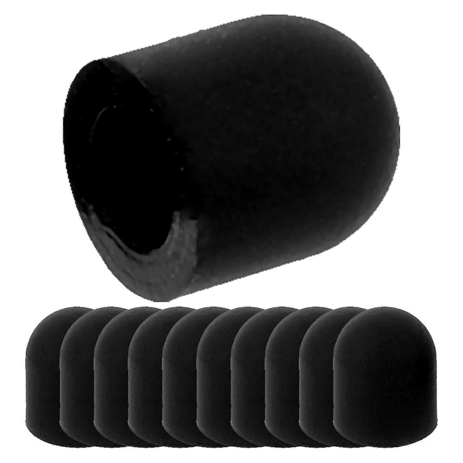 15 Stück Ersatzspitzen Aus Silikon Für Touch Pencil Und Touchscreen-stift (stift Nicht Enthalten)-0.80x0.60x0.60cm-black