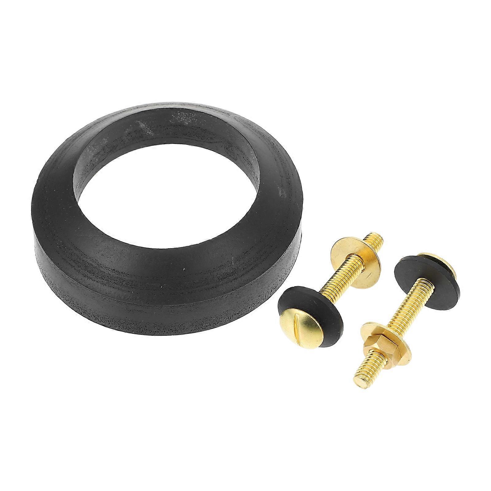 Satz Dichtungsringe Für Toilettenspülkästen, Toilettenwassertankzubehör, Toilettenteile-10.50x10.50x3.00cm-black