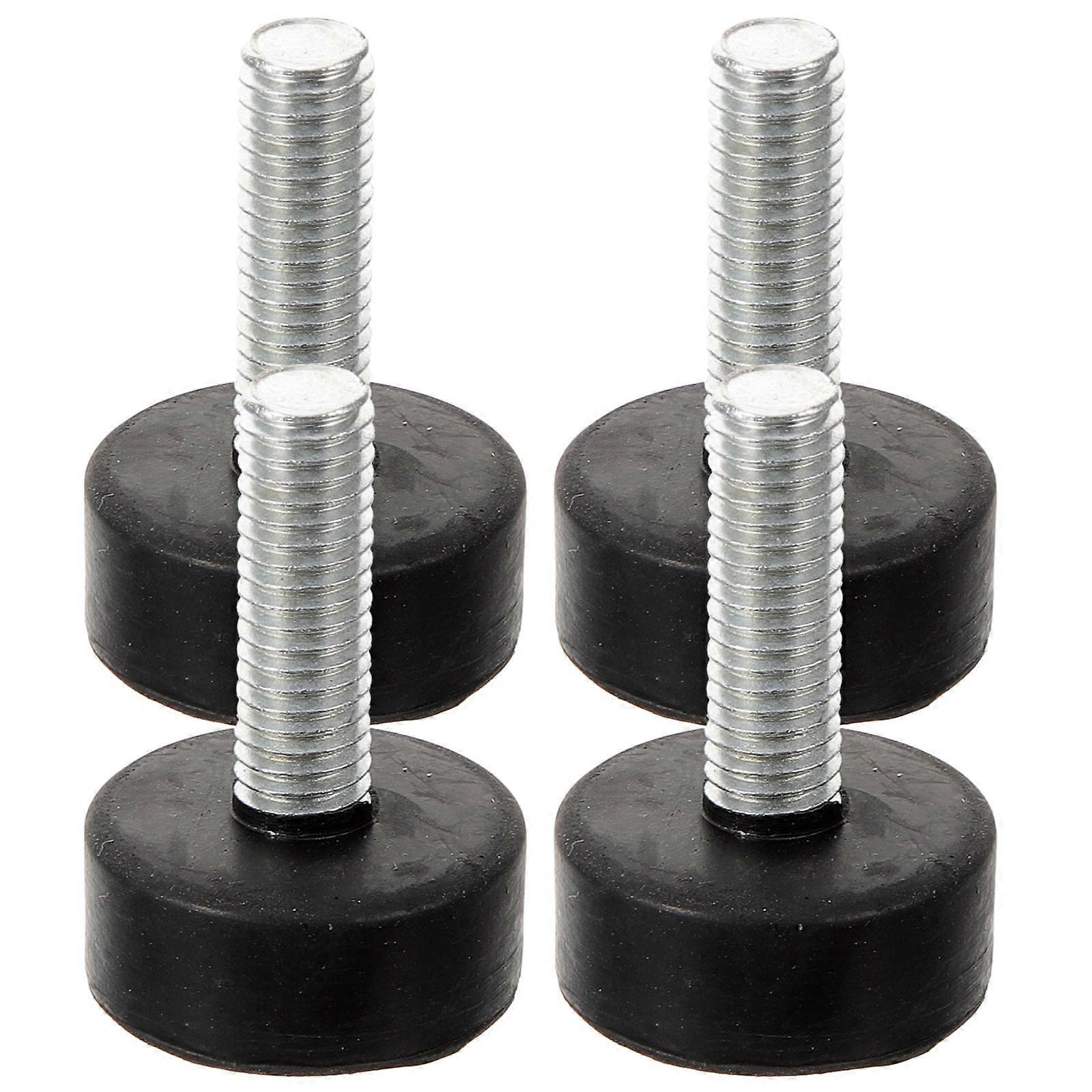 4 Stück Professionelle Gummifüße, Robuste Möbelfüße Aus Gummi-4x2.5cm-black