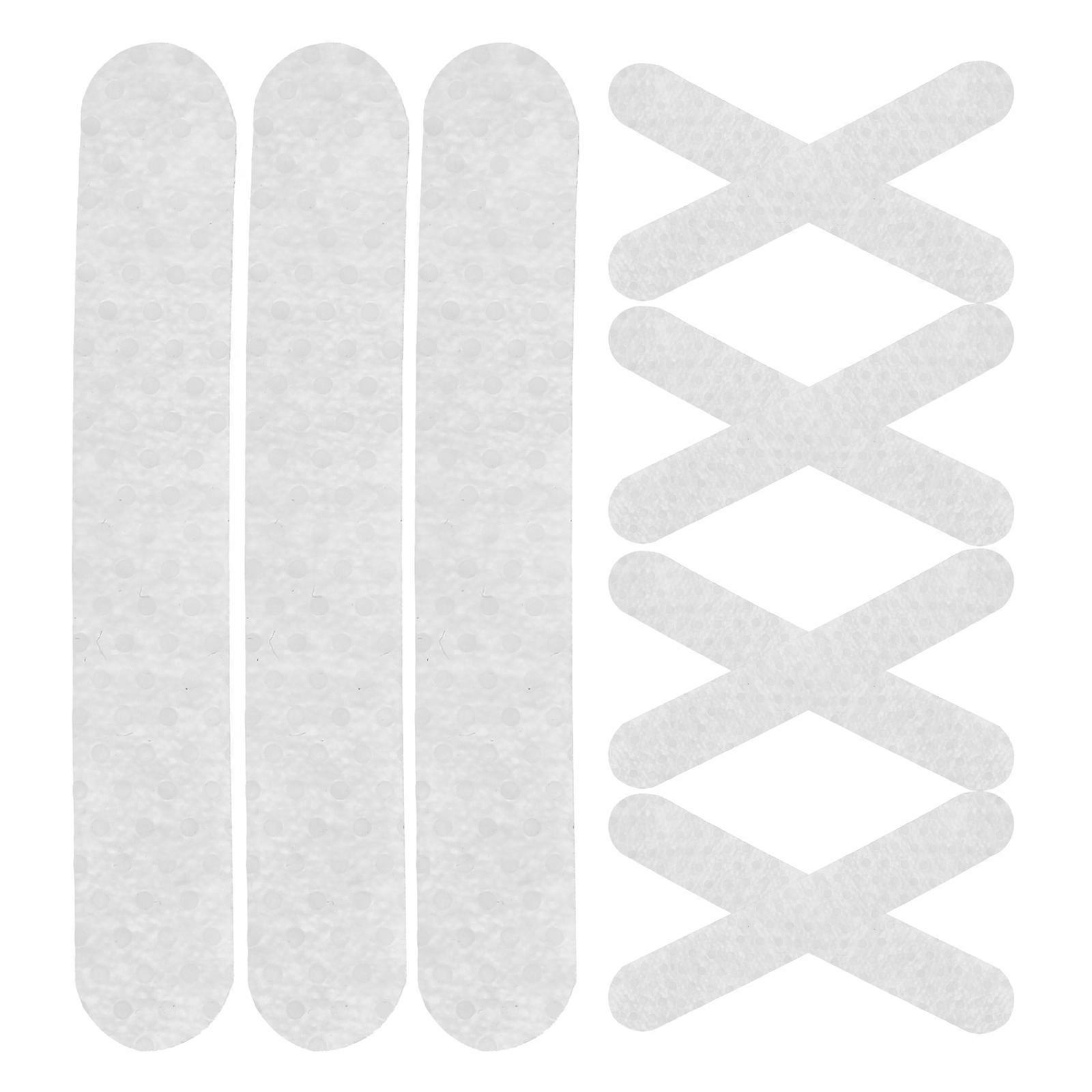 100 Stück Silikon-klebestreifen Für Kleiderbügel, Rutschfeste Halterungen Für Holz- Und Kunststoffkleiderbügel-4.40x0.80x0.10cm-white