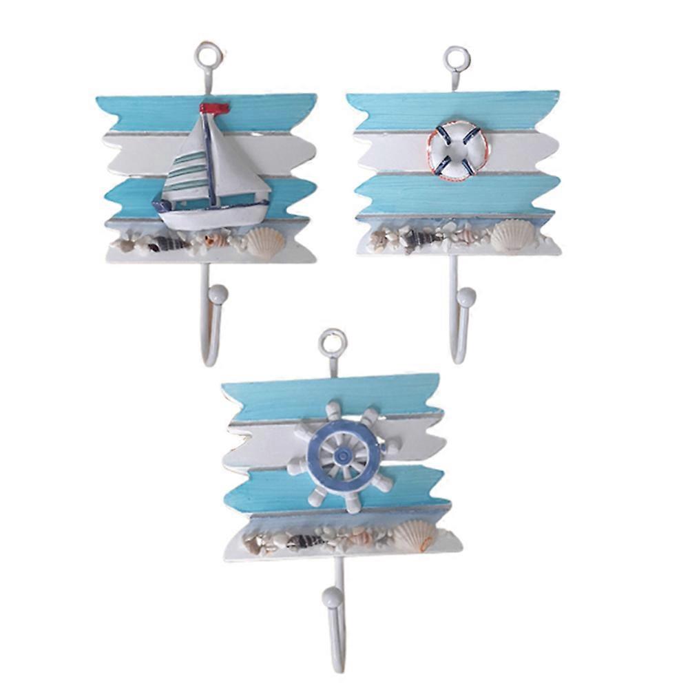 Stück Zierliche, Kreative Mediterrane Kleine Haken-wandbehänge Als Wohnaccessoires Zur Wanddekoration (zufällige Auswahl)-18x11.5cm-assorted Color