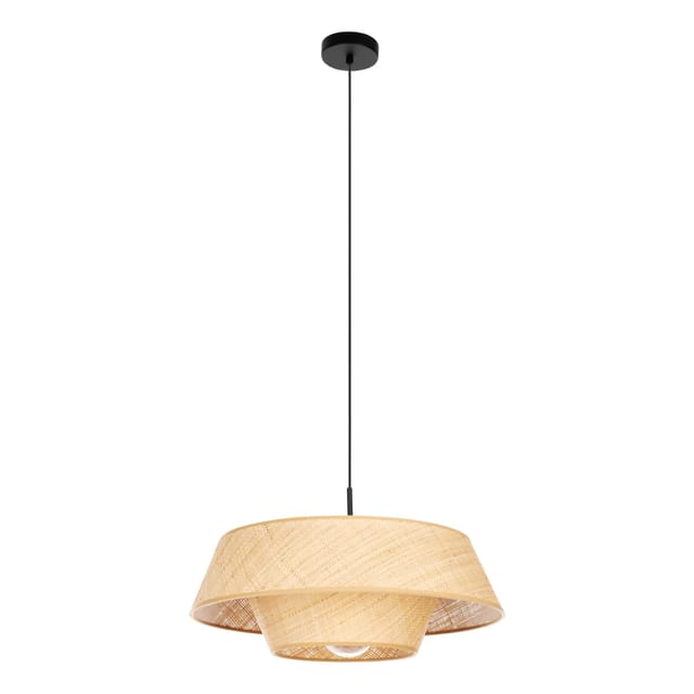 EGLO MARFORD PENDELLEUCHTE Ø500 E27 BAST/SCHWARZ
