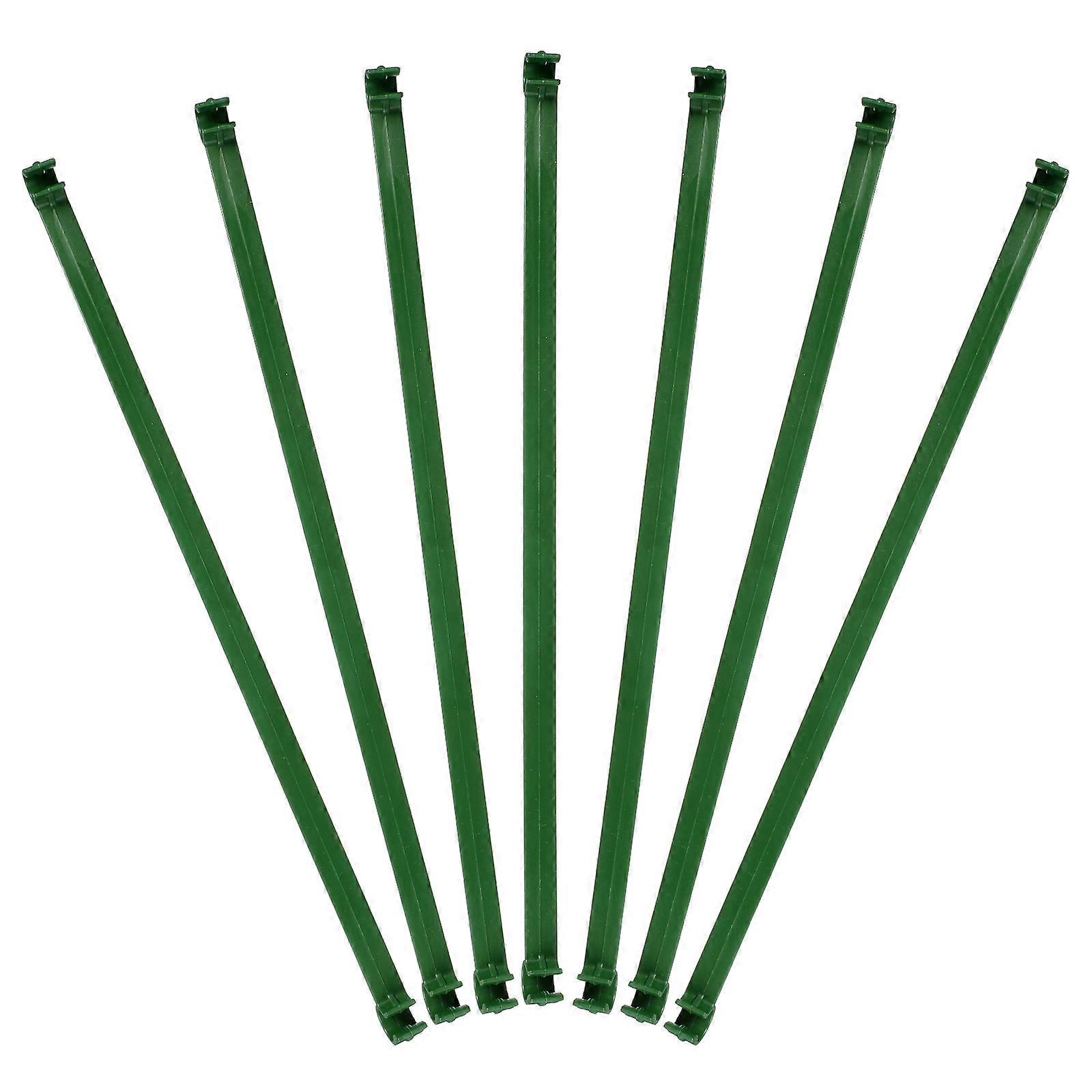 24 Stück 30 Mm Lange, Ausziehbare Kunststoff-verbindungsstangen Für Gurken- Und Tomatenranken-30.00x1.50x1.00cm-green