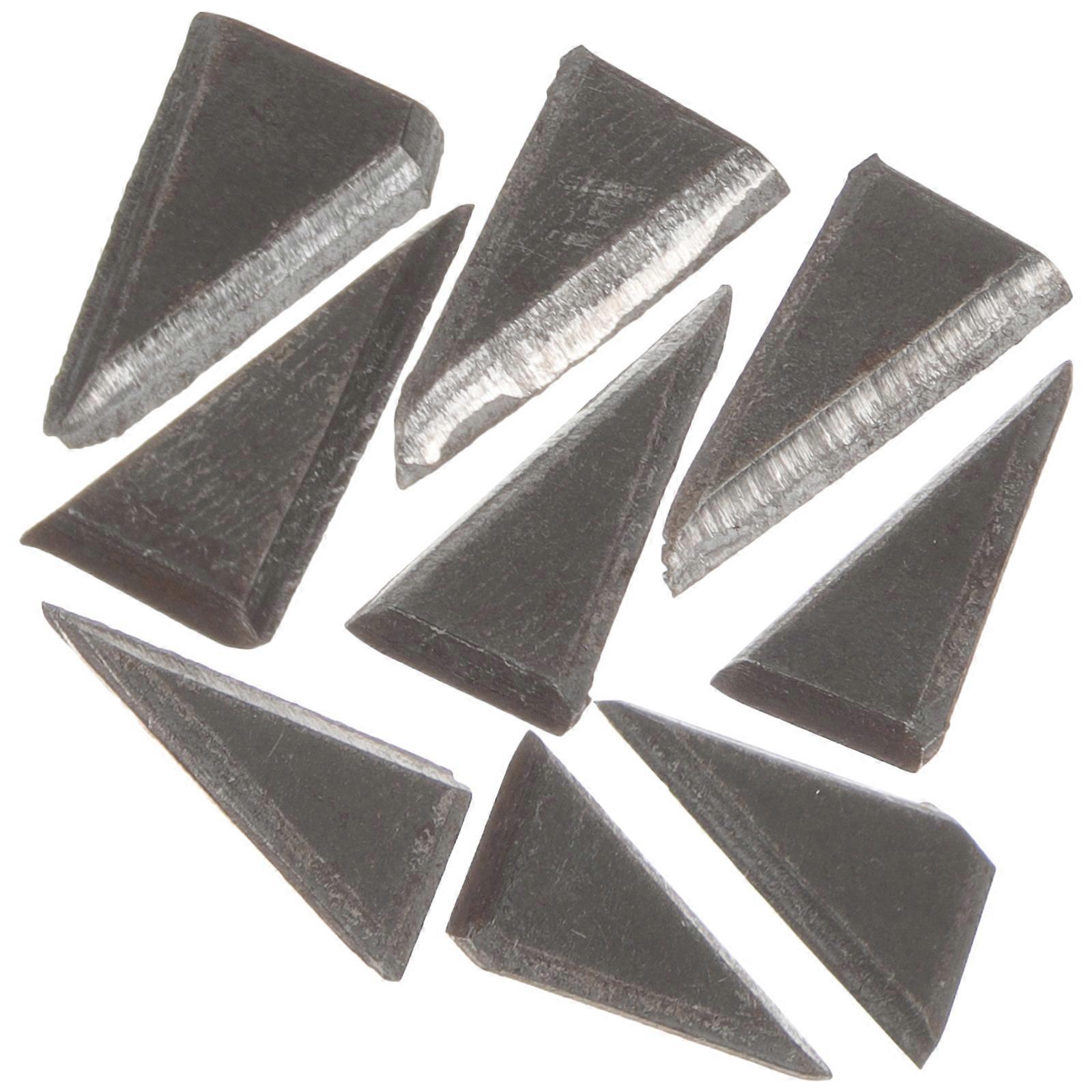 9-teiliges Set Ersatz-holzgriffkeile Für Axtkeile, Montagezubehör-3.20x1.50x0.30cm-black