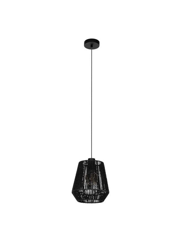 EGLO PERSLEY PENDELLEUCHTE Ø220 E27 SCHWARZ FSC
