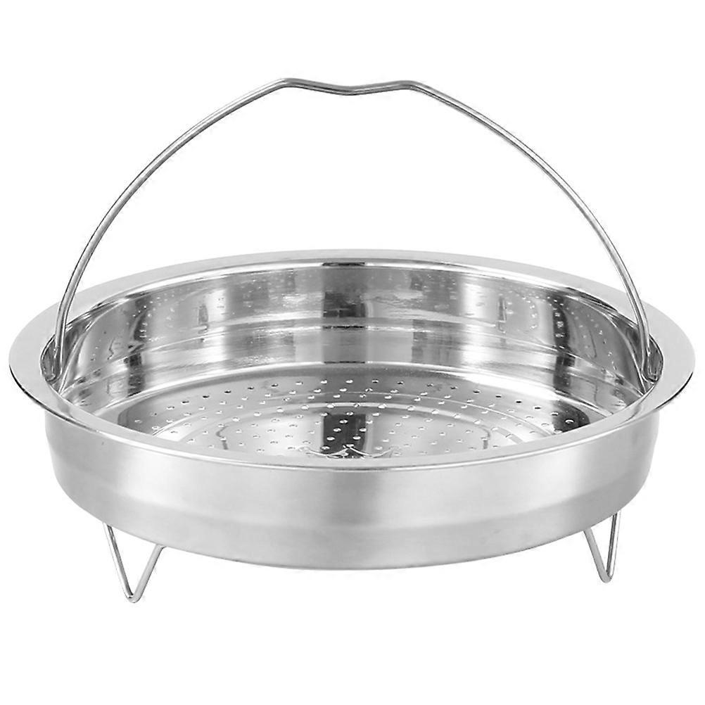 Reiskocher-dampfeinsatz Aus Edelstahl Mit Griff-20.00x20.00x6.00cm-silver