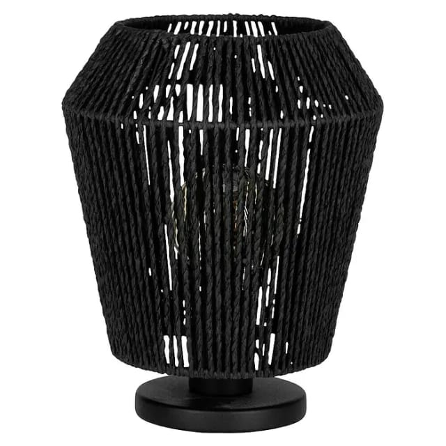 EGLO PERSLEY TISCH Ø220 E27 SCHWARZ FSC