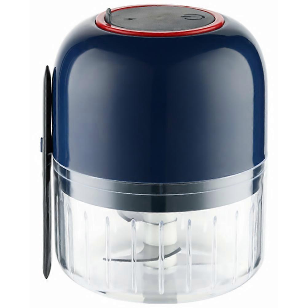 Usb-ladefunktion, Ingwer- Und Knoblauchpresse, Multifunktionaler Mini-knoblauchstampfer-11.5x9cm-dark Blue