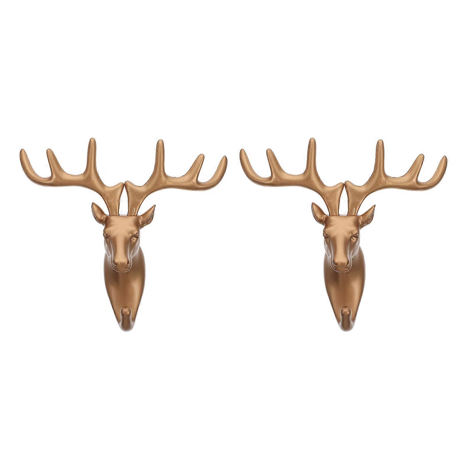 Stück Kreative Haken In Tierform Zur Wanddekoration Für Wohnzimmer Und Schlafzimmer-16.50x16.00x6.50cm-golden