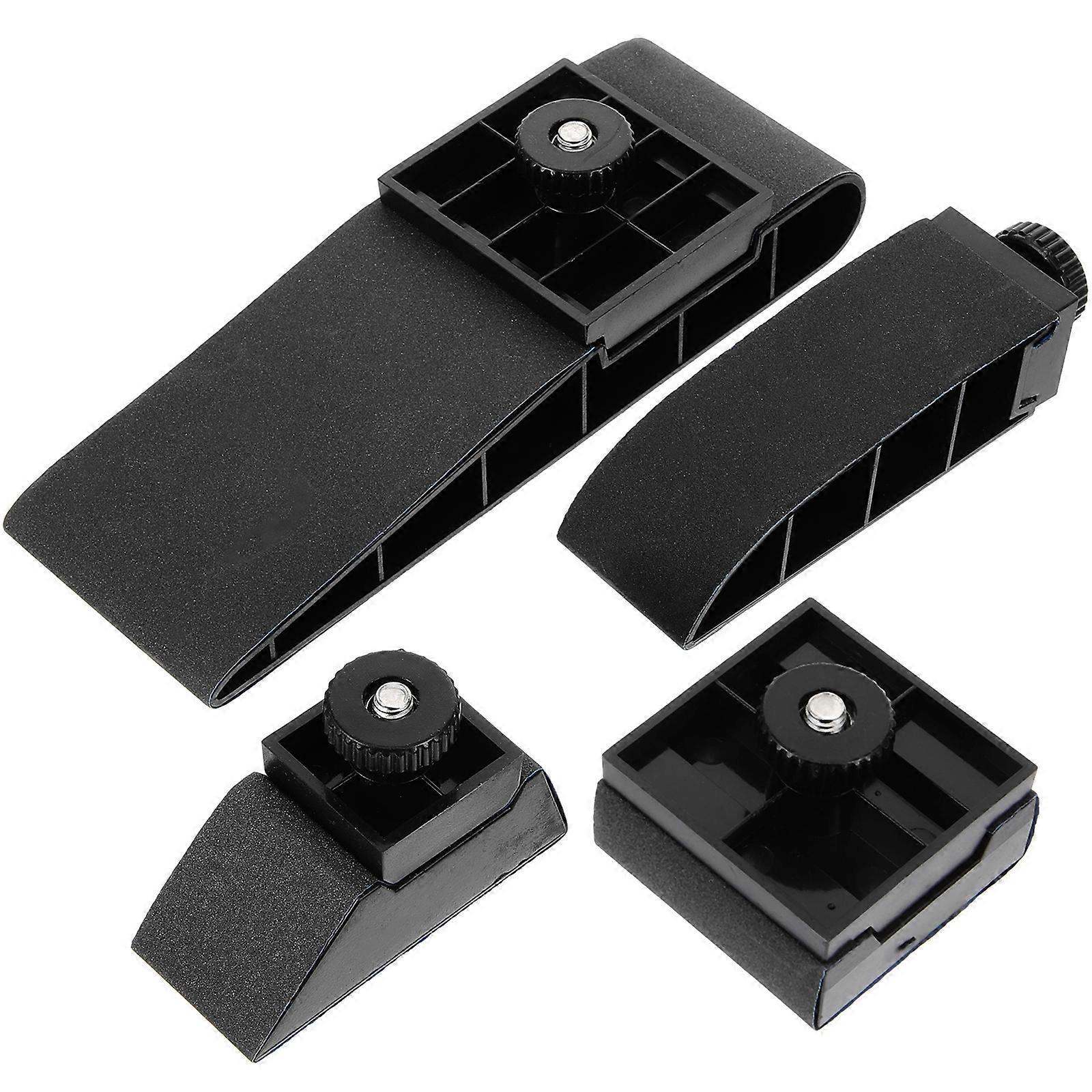 Set Schleifklotz Für Trockenbauschleifer, Handschleifklotz, Holzbearbeitungswerkzeugzubehör-15.00x5.10x3.80cm-black