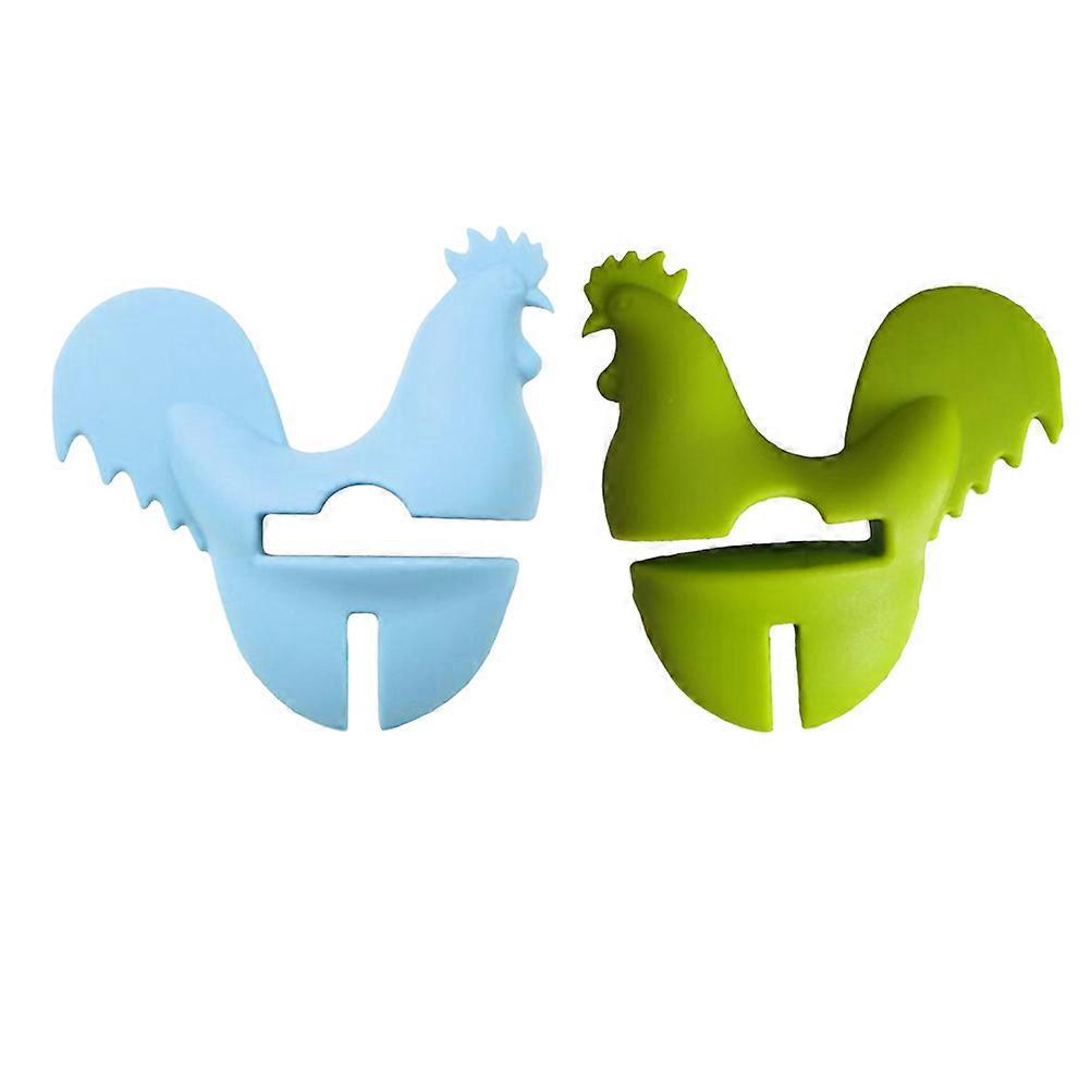 Stück Kreative Topfclips In Tierform, Auslaufsicherer Überlaufstopper, Kochutensilienhalter, Anti-verbrühungs-topfclip (küken, Zufällige Farbe)-88cm