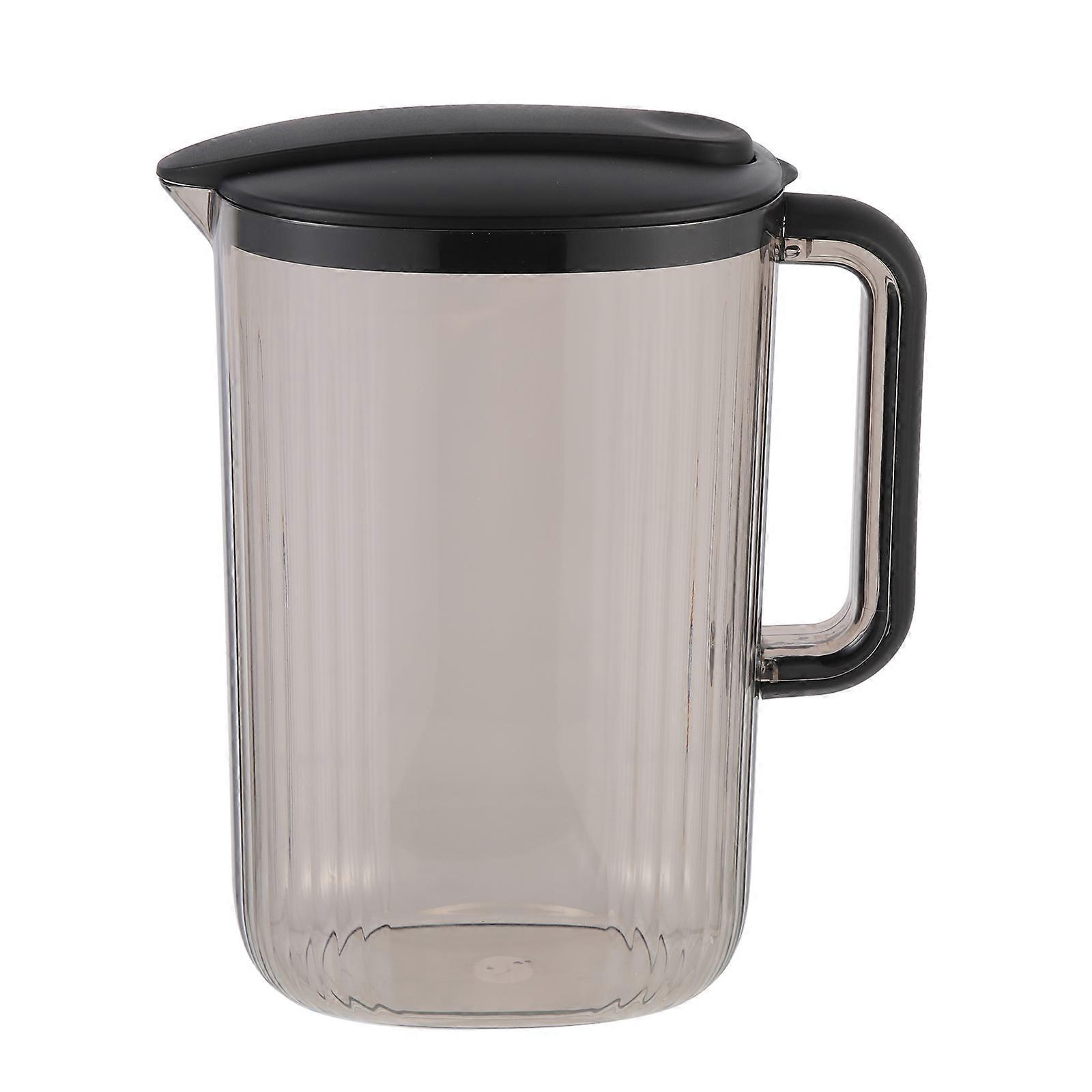 Wasserkrug Für Den Haushalt, Saftkessel Für Den Kühlschrank, Kaltwasserkessel, Küchenwasserbehälter-21.00x19.00x10.00cm-black