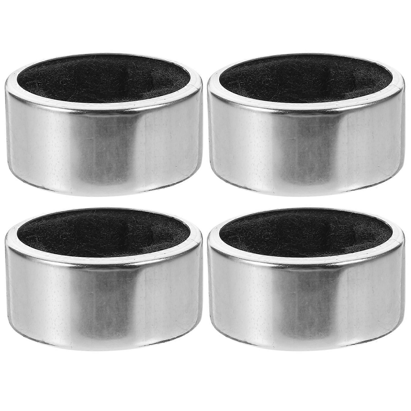 4er-pack Tropfstoppringe Für Rotweinflaschen Aus Edelstahl – Auslaufsicher Und Überlaufsicher – Ideal Für Bars, Restaurants Und Haushalte.-4.00x4.00x2.00cm