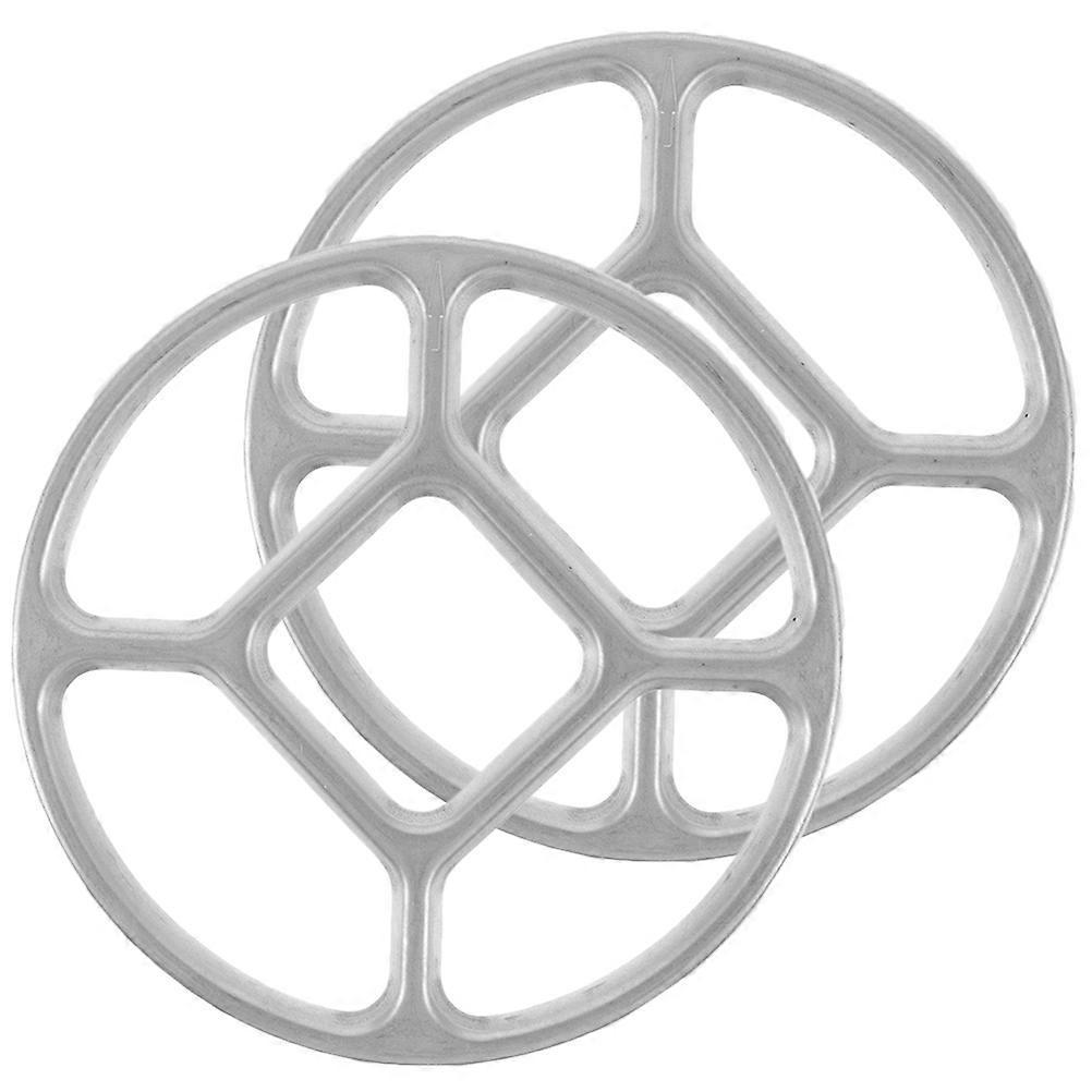Stück Stabile Herdhalterung Aus Aluminiumlegierung, Kaffeekannenhalter, Gasherd-brennerrost, Rutschfeste Herdstütze-silver