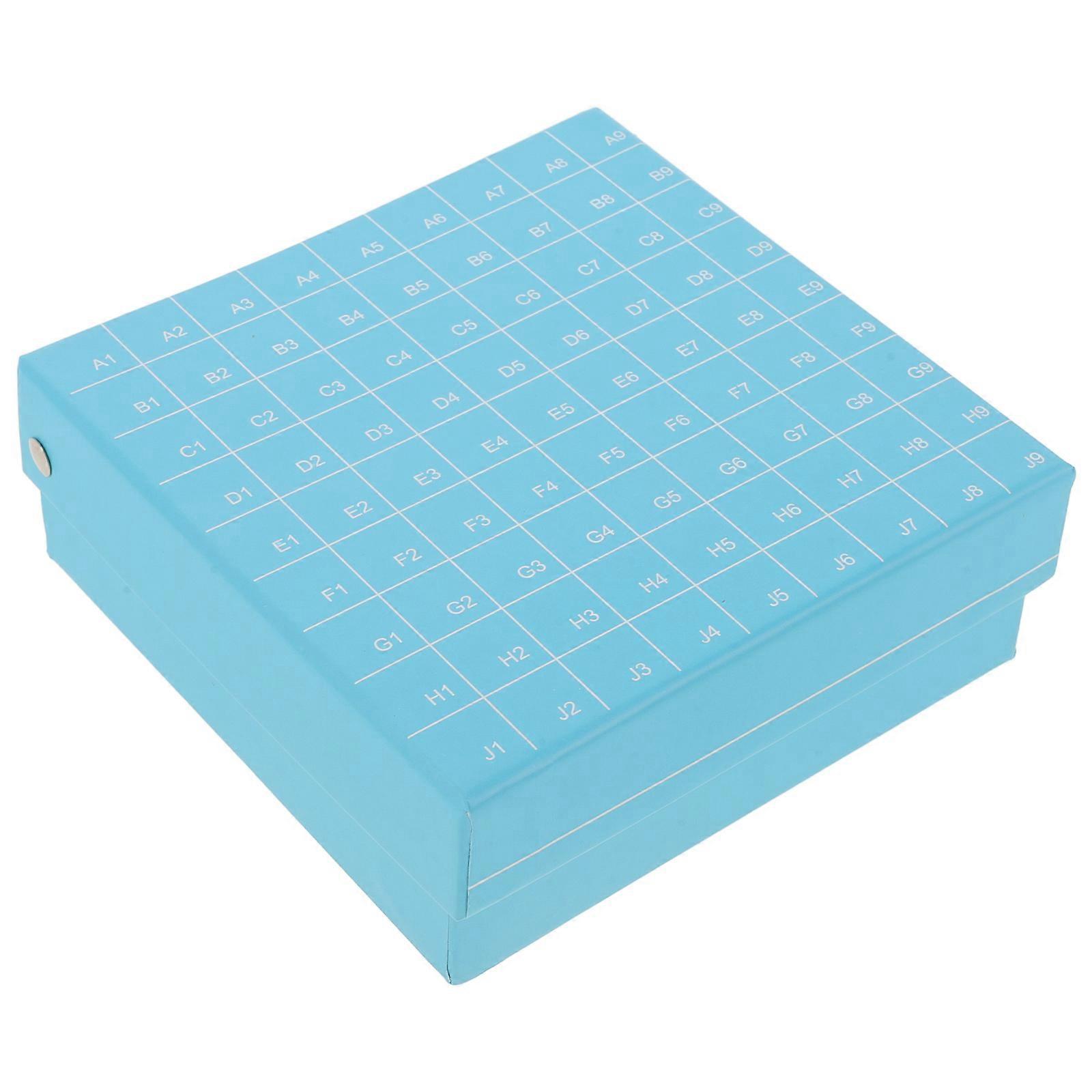 Zentrifugenröhrchenbehälter Gefrierschrank Mikrozentrifugenröhrchen Aufbewahrungsbehälter-13.20x13.10x5.00cm-multi