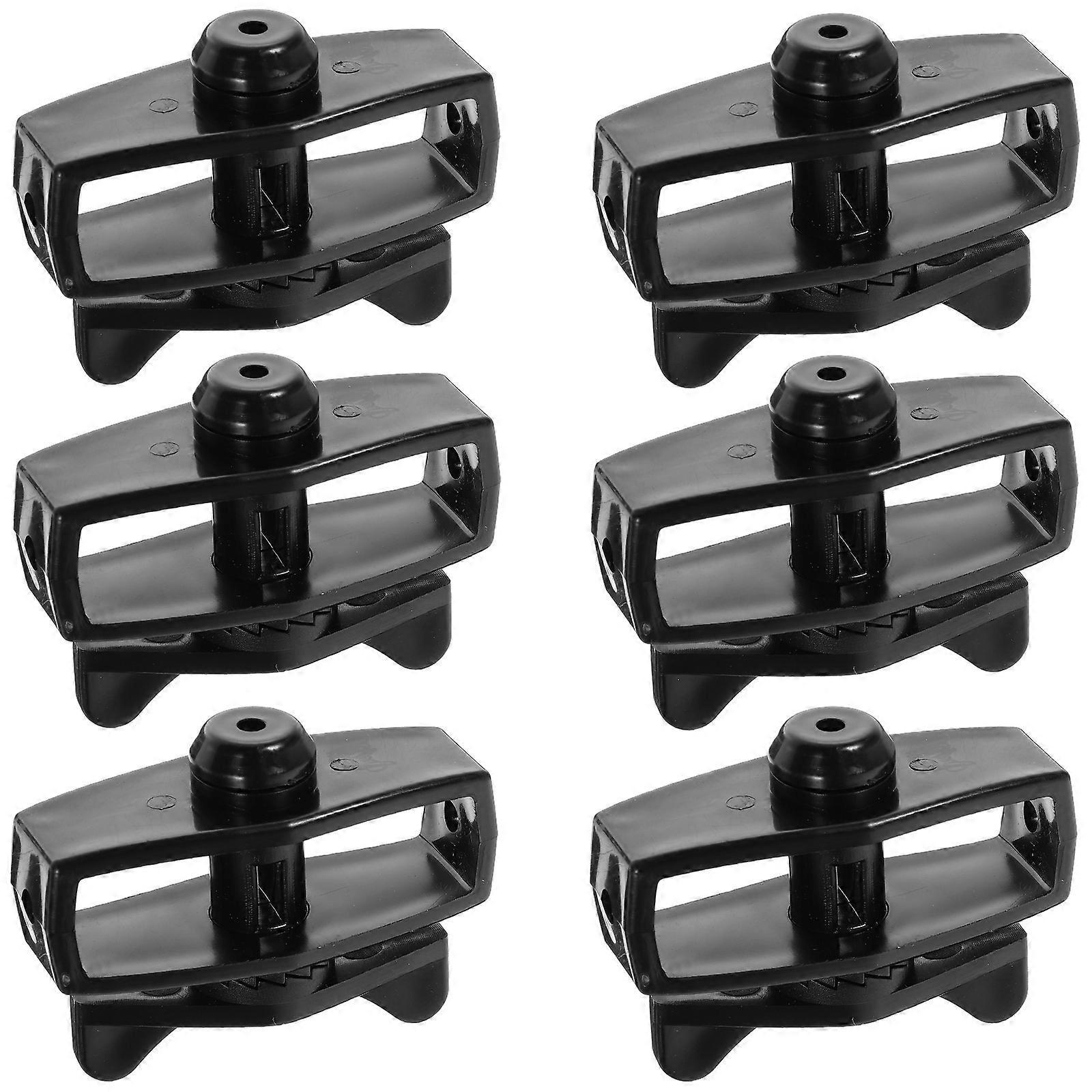 6-teiliges Set Kabelspanner, Drahtseilspanner, Hochleistungsspanner, Drahtspanner-zubehör-6.50x5.00x2.50cm-black