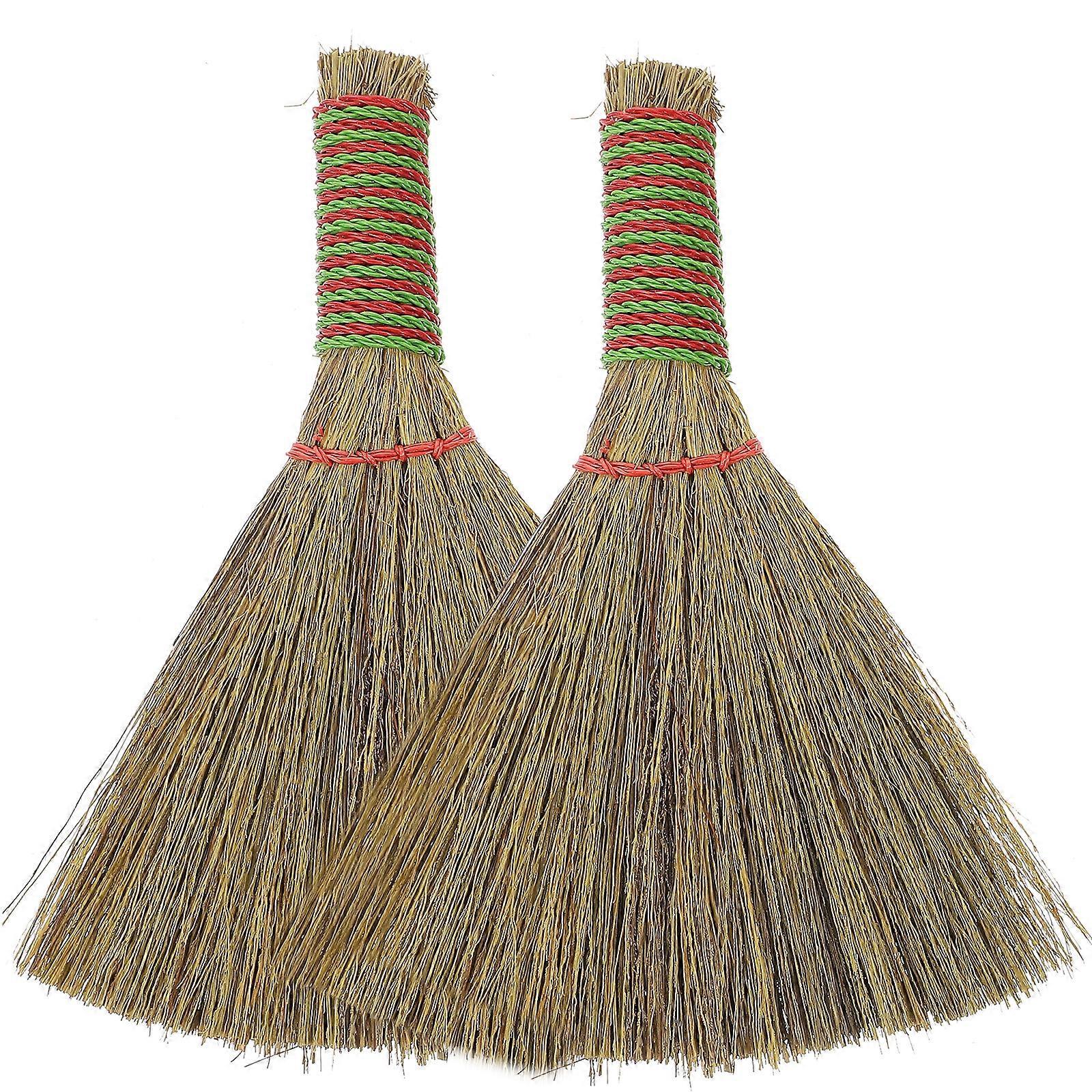 2er-pack Tischbesen, Kleine Besen Mit Kurzem Stiel, Staubbürsten, Staubwedel Für Zuhause-14.00x10.50x1.80cm