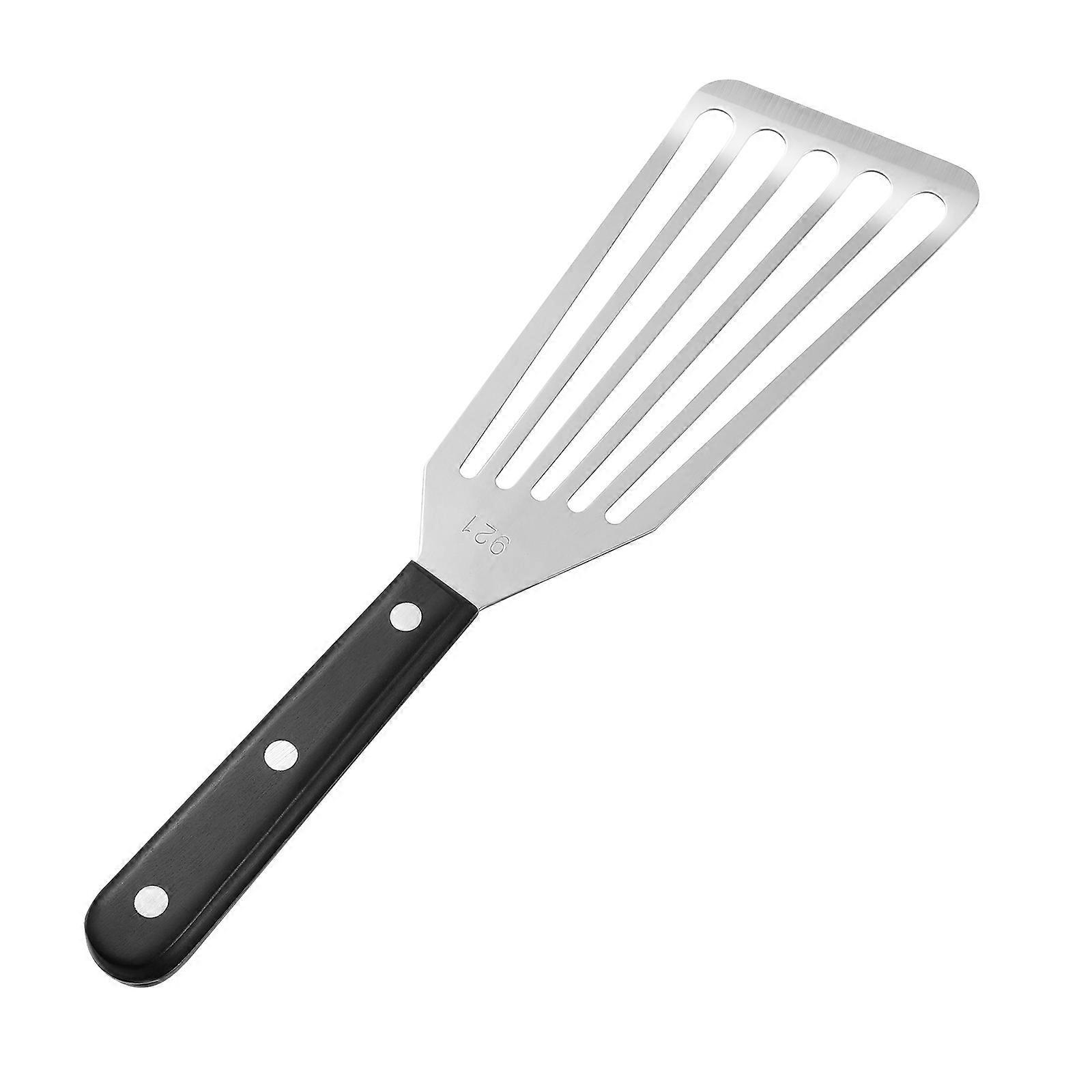 Yardwe Edelstahl-grillspatel, Multifunktionaler Küchenwender, Steakschaufel, Fischwender Mit Schlitzen (kleine Größe)