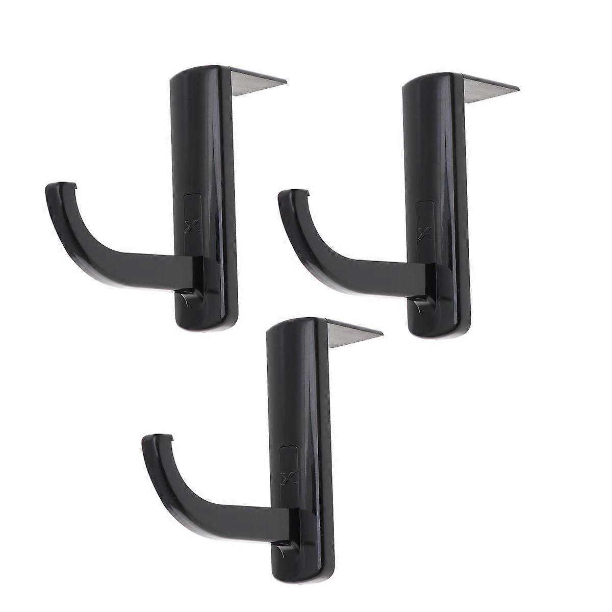 3er-pack Kopfhörerhalterhaken, Selbstklebend, Headset-aufbewahrung-m-black