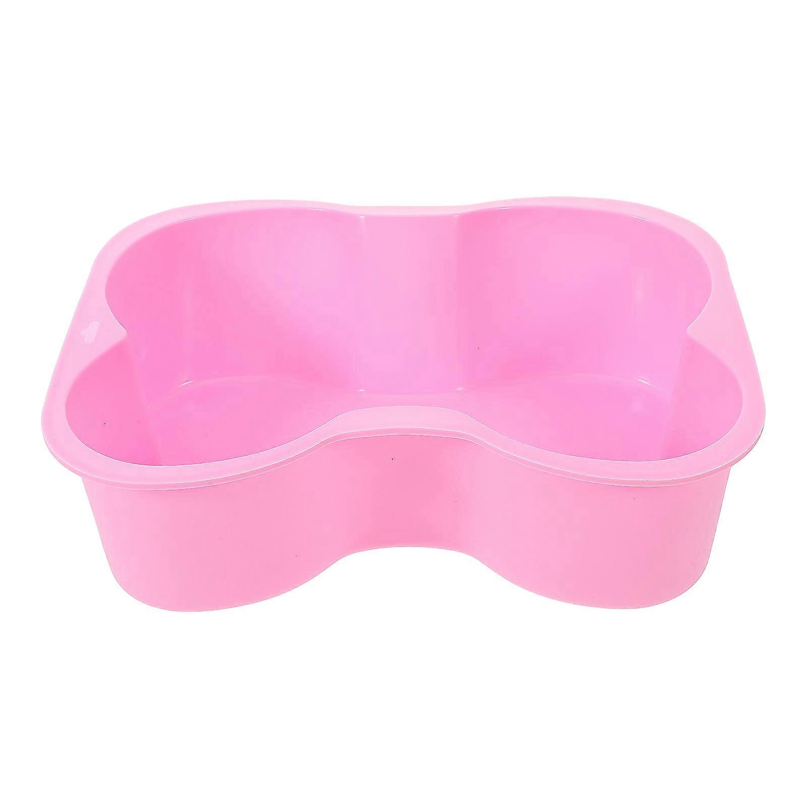 Knochenförmige Backform, Wiederverwendbare Silikon-backform, Diy-kuchenform, Silikon-backwerkzeug-16.00x12.00x5.00cm-pink