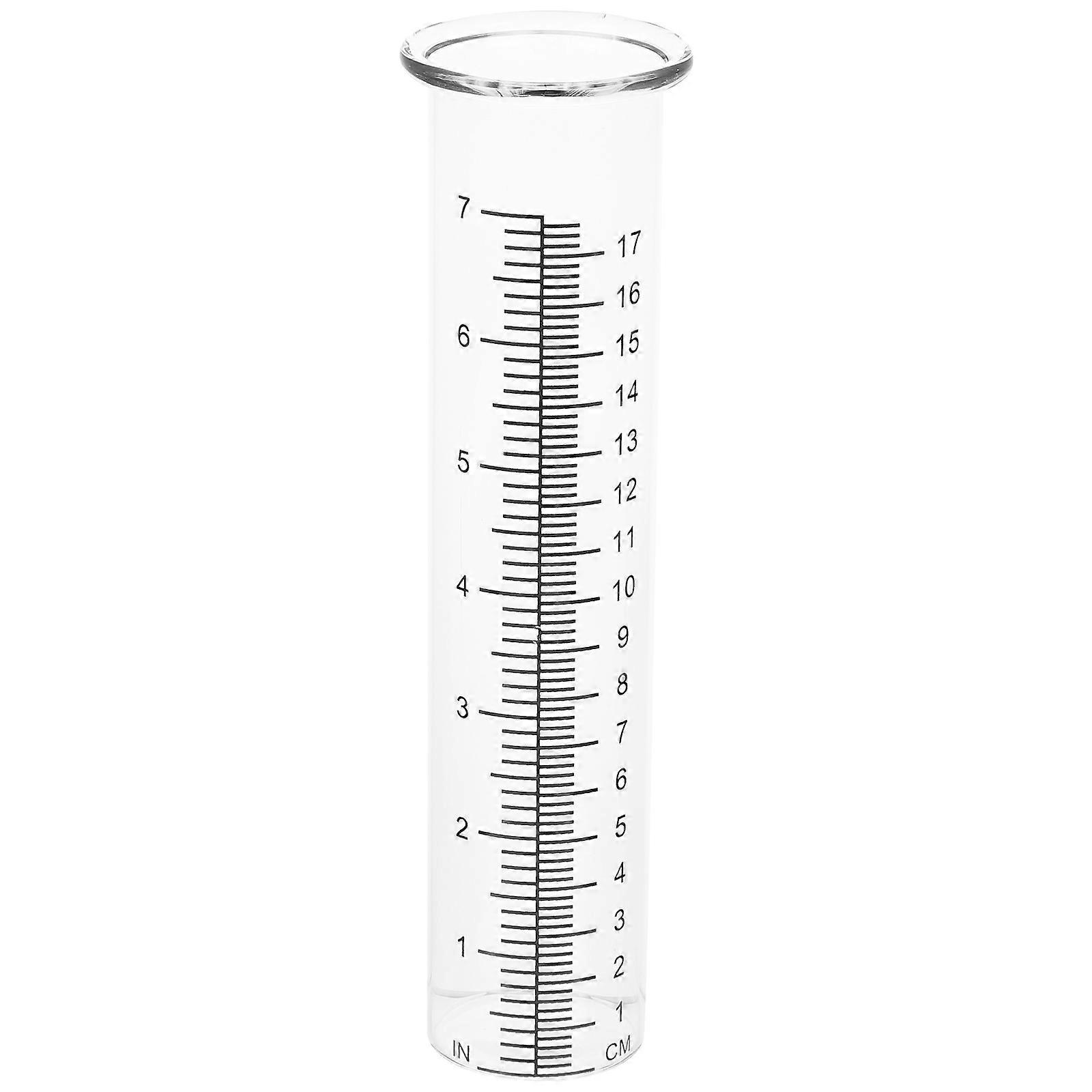 Stück Professionelle Regenmesserrohre, Praktische Glas-regenmesszylinder-21x5.6cm