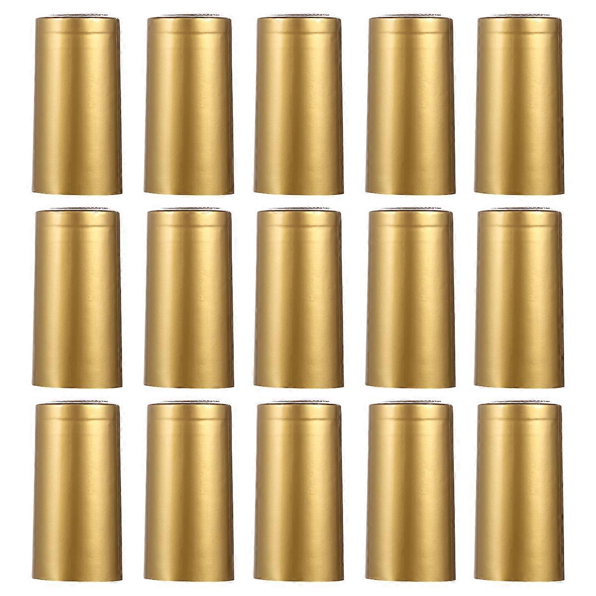 100 Stück Schrumpffolie Zum Versiegeln Von Weinflaschen-6.00x3.00x3.00cm-golden