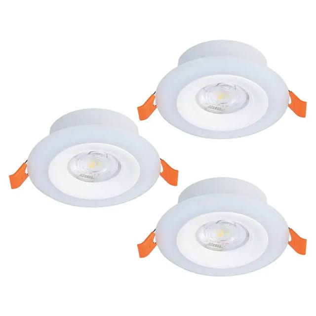 EGLO CALONGE EINGEBAUT. SET Ø98 3X520LM+RGB EDGE FJ. BETJ. WEIß