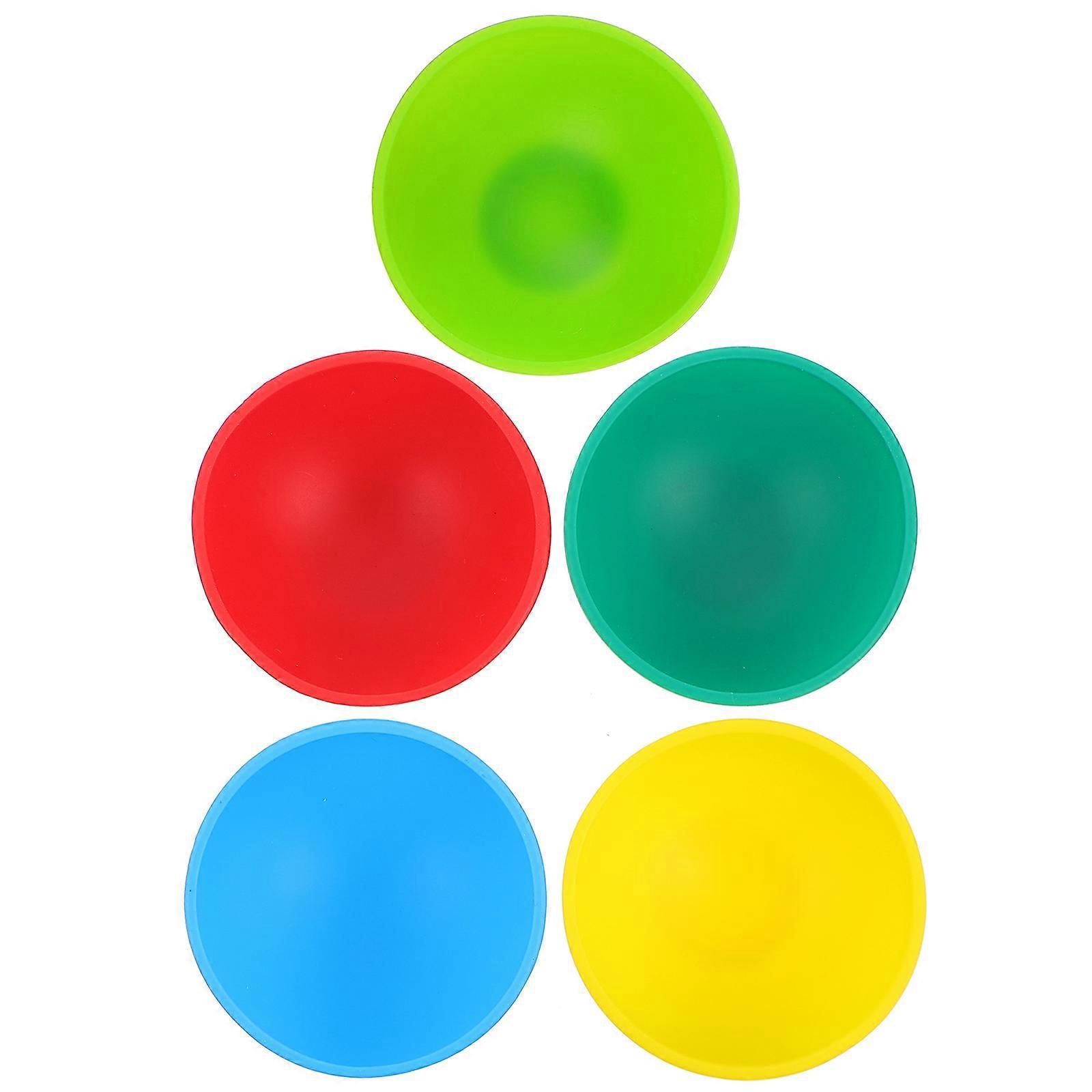 Set 5 Stück Mini-babynahrungsschälchen, Praktische Saucenschälchen (verschiedene Farben)-7.00x7.00x3.00cm