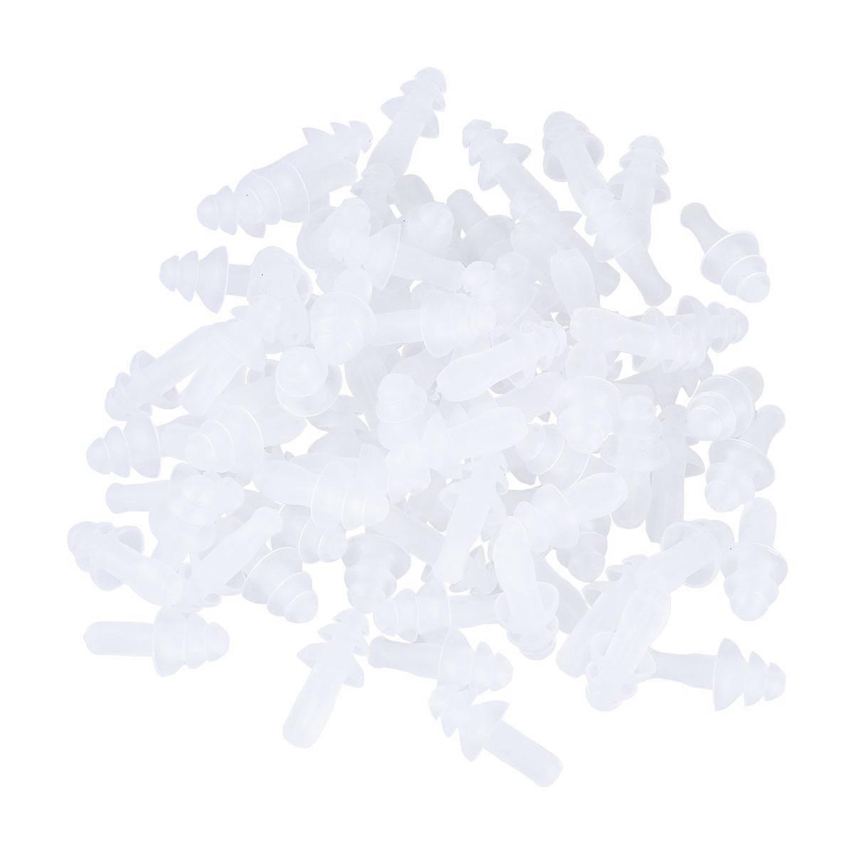 40 Stück Silikon-ohrstöpsel, Wasserdicht, Geräuschdämpfend Für Den Schlaf (farbe Zufällig)-white