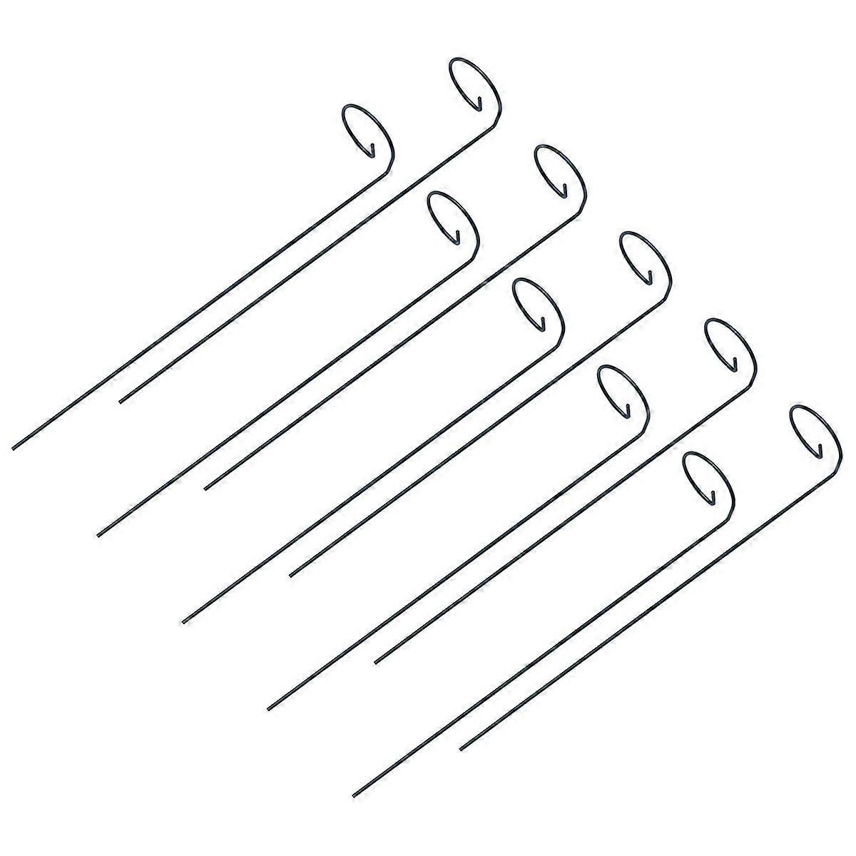 10-teiliges Pflanzenklettergerüst Aus Metall, Wiederverwendbare Pflanzenstütze, Blumenständer, Gartenwerkzeug (20 Zoll)-50.00x6.00x0.30cm