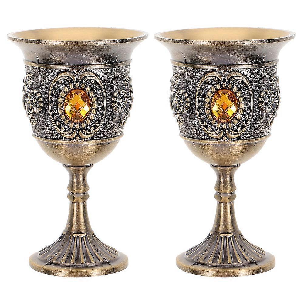 2er-set Multifunktionale Weingläser, Elegante Kelche, Dekorative Europäische Likörgläser, Weinzubehör-7.5x4.5cm