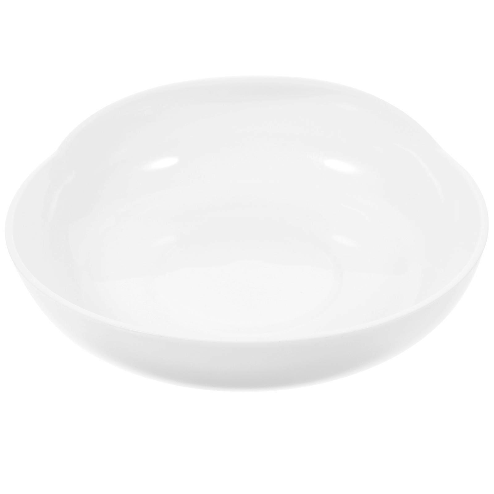 Schöpfnapf Mit Saugfuß, Selbstfütternder Napf Für Senioren, Spritzwassergeschützter Futternapf-19x7x5cm-white