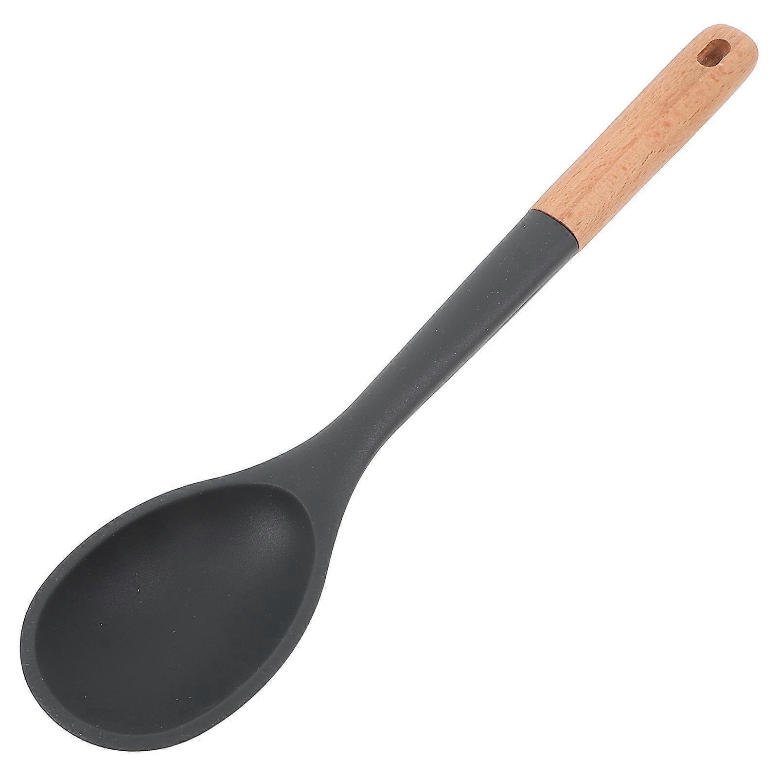 Servierlöffel Für Den Haushalt, Mehrzweck-silikonlöffel, Silikon-kochlöffel, Silikon-suppenkelle-33.00x7.00x2.50cm-multi