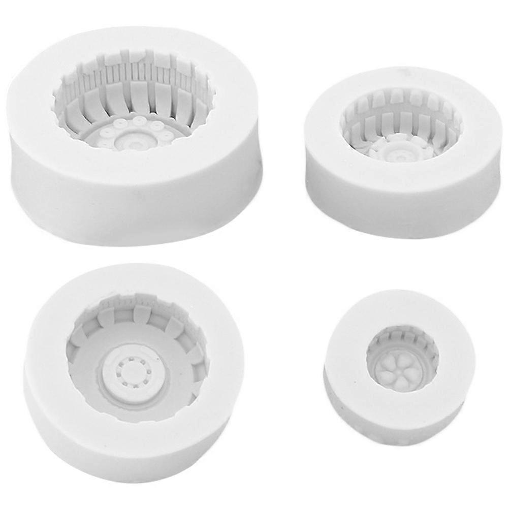 4-teiliges Backformen-set, Reifenform, Fondantform, Dessertform, Diy-silikonformen-6.7x6.7x4cm