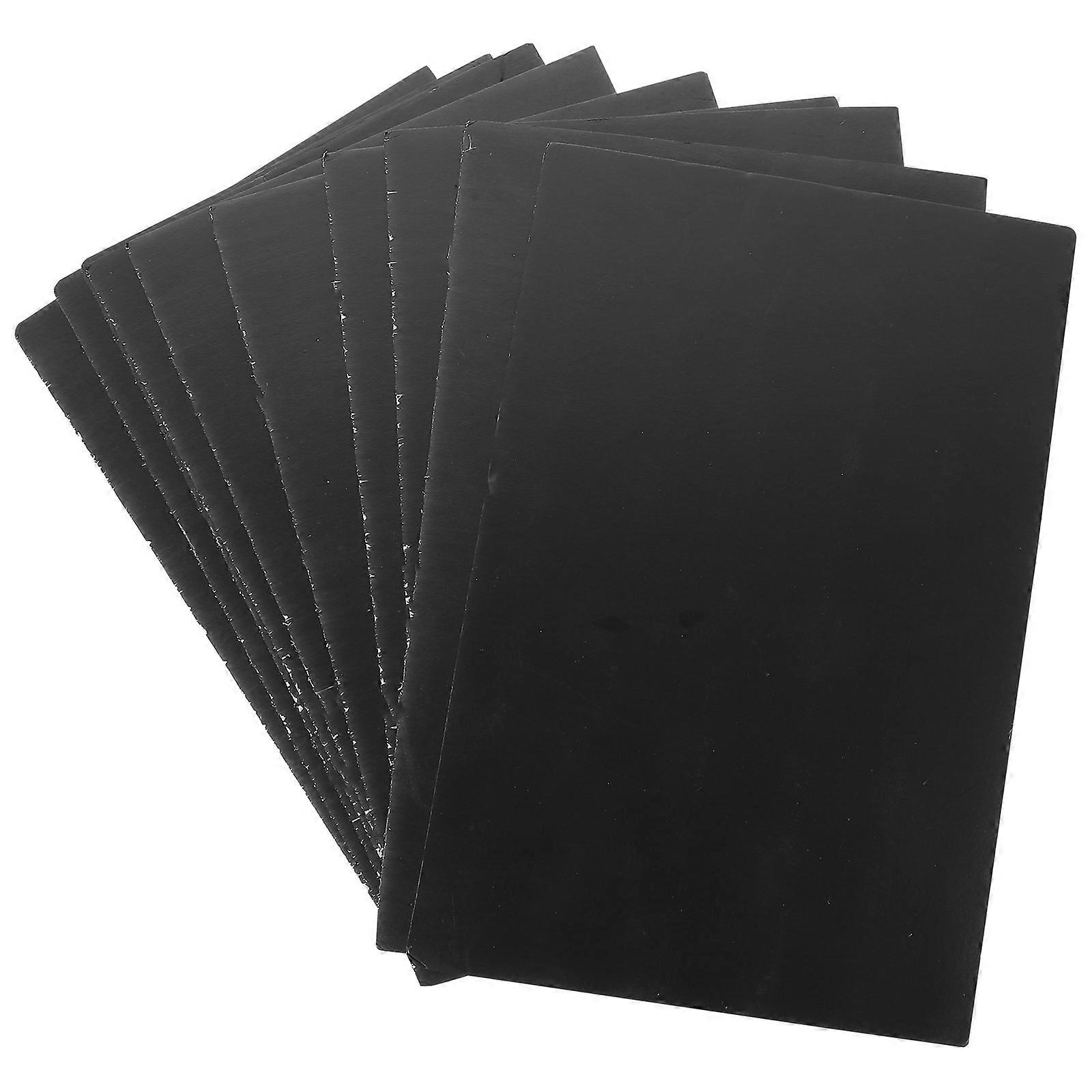 10 Stück Schaumstoff-posterplatten, Große Schaumstoffplatten, Leere Schaumstoffplatten, Leere Schaumstoff-posterplatten-30.20x19.80x0.40cm-black