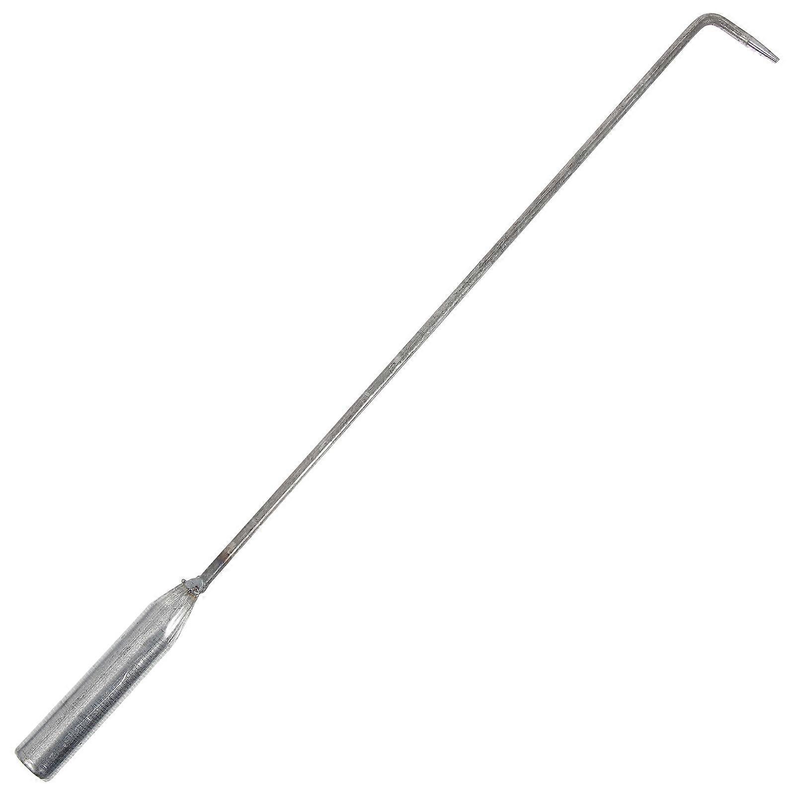Feuerhaken Aus Metall Für Den Innen- Und Außenbereich, Feuerstellenhaken, Kaminhaken, Feuerstellenwerkzeug, Eisen-feuerhaken-42x4cm