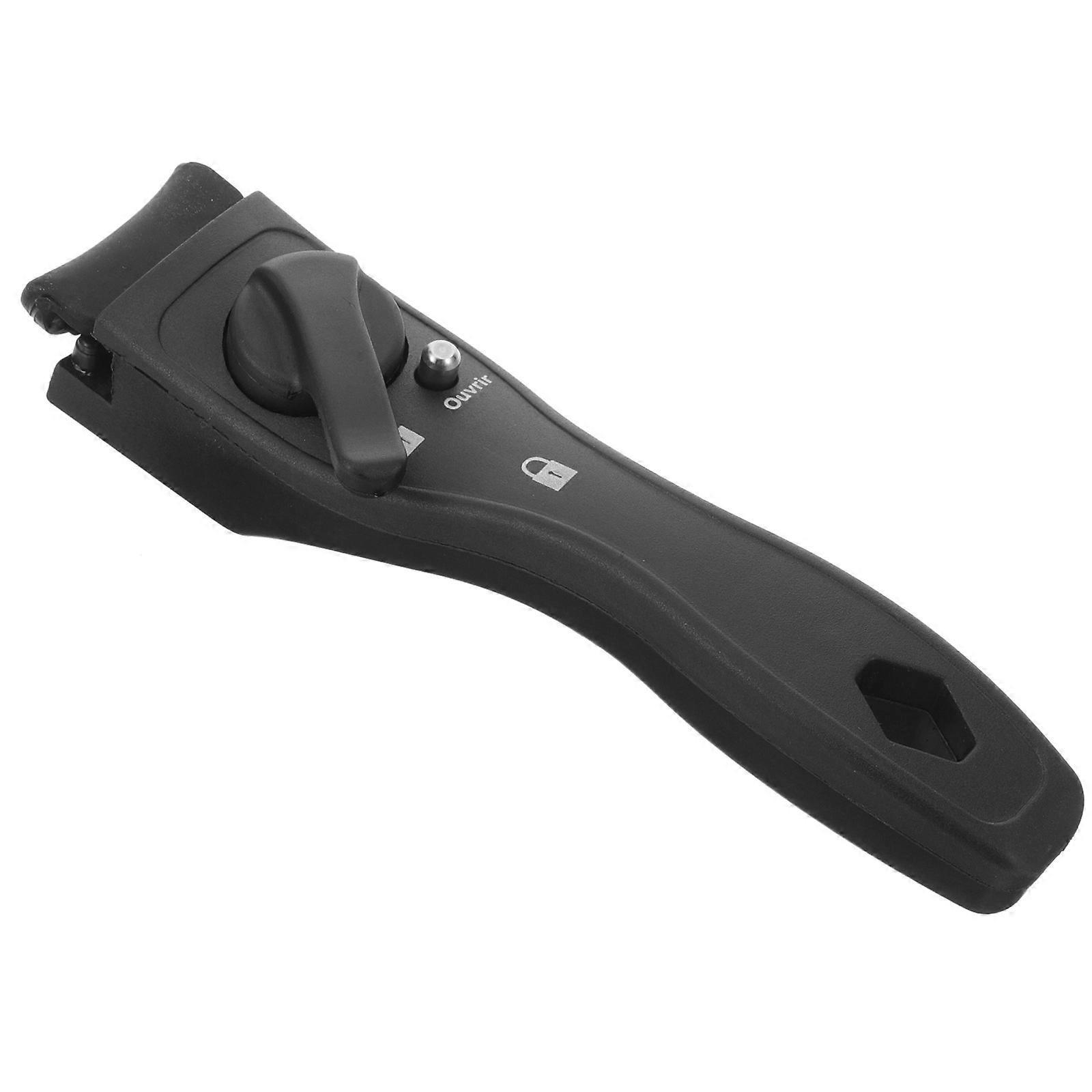 Stück Universalgriff Für Bratpfannen Im Freien, Suppenpfannengriff, Abnehmbarer Handgriff-19.5x4x4cm-black
